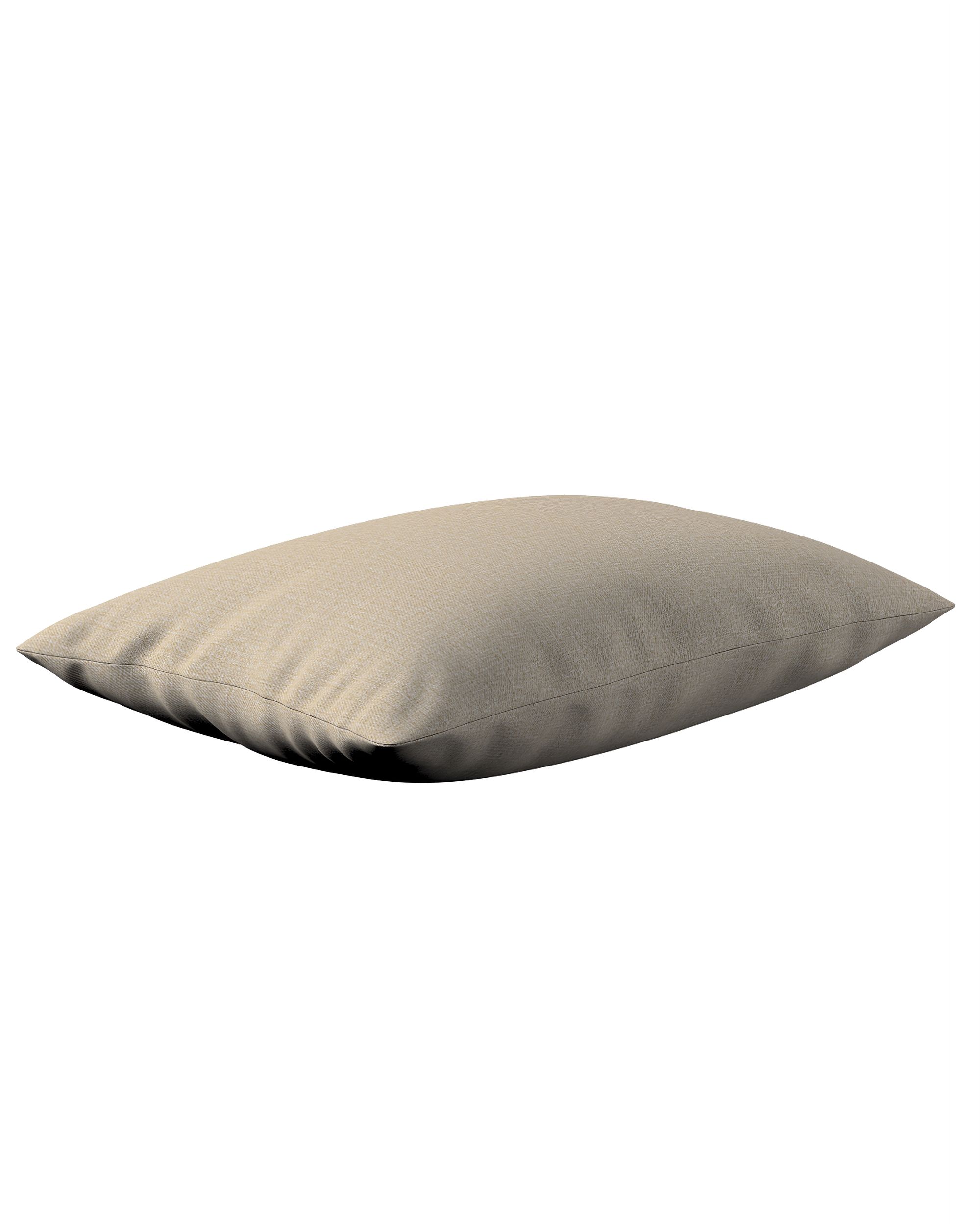 Kinga rectangular cushion cover product colour beige fabric structured (hover)