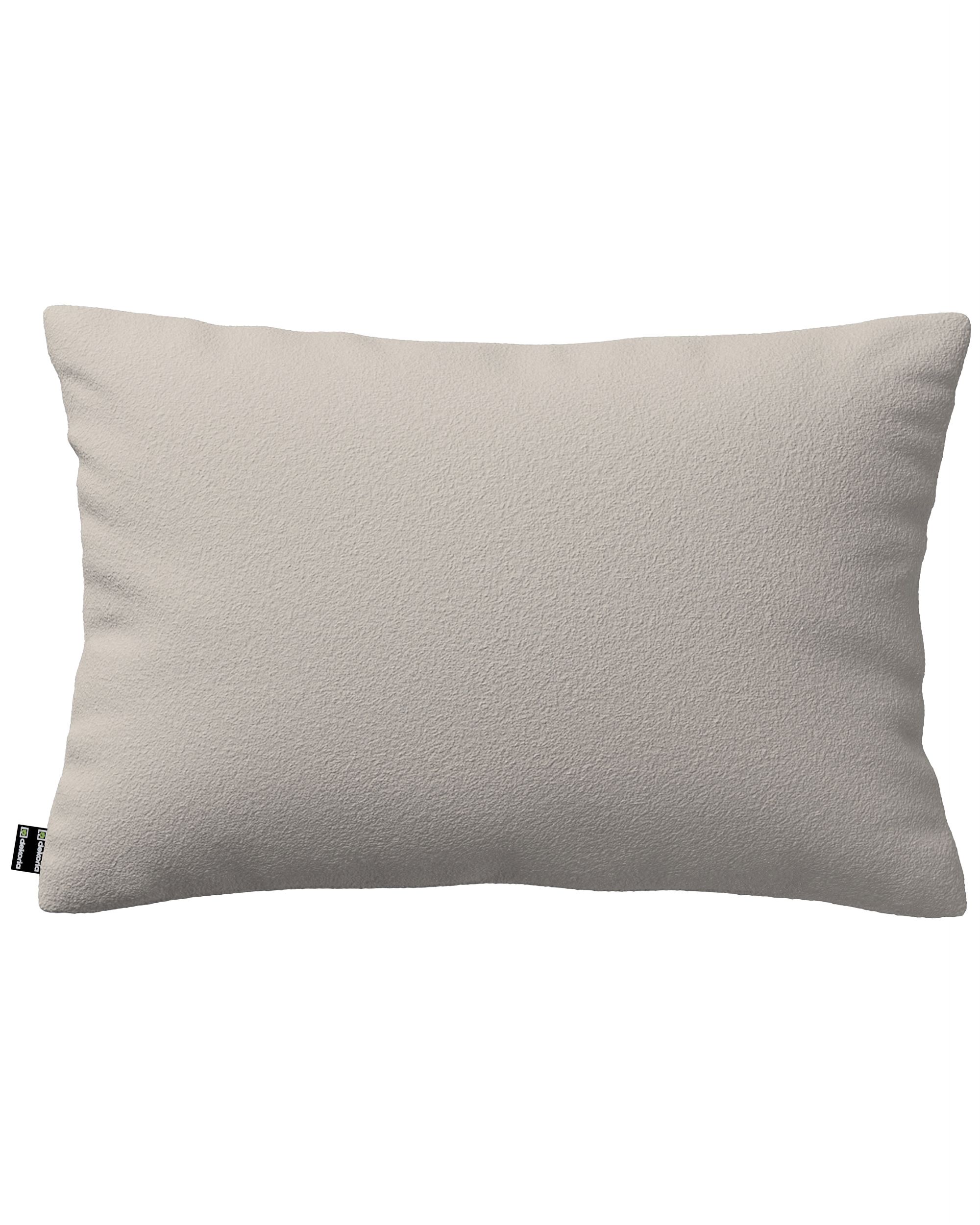Kinga rectangular cushion cover product colour beige fabric structured