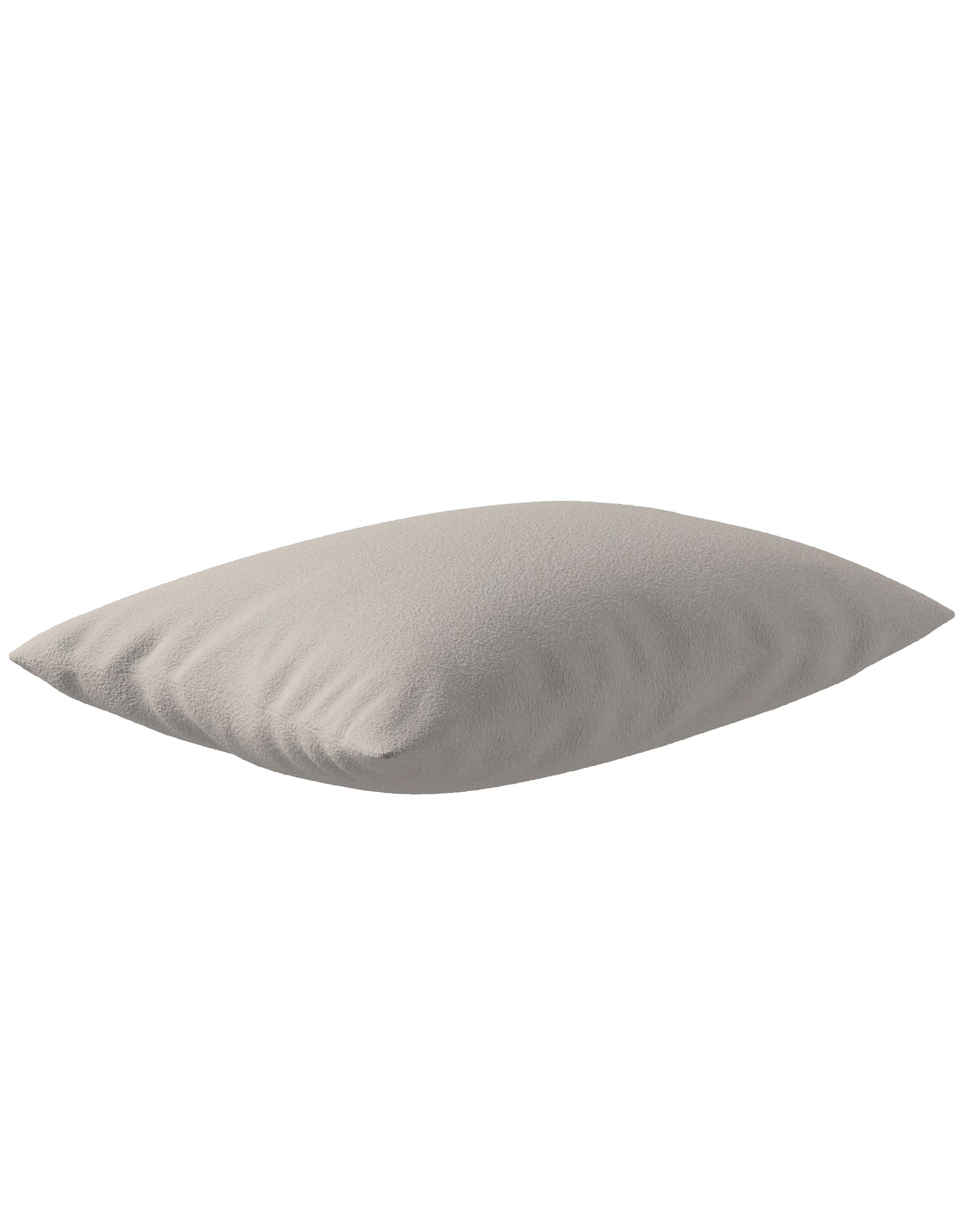 Kinga rectangular cushion cover product colour beige fabric structured (hover)