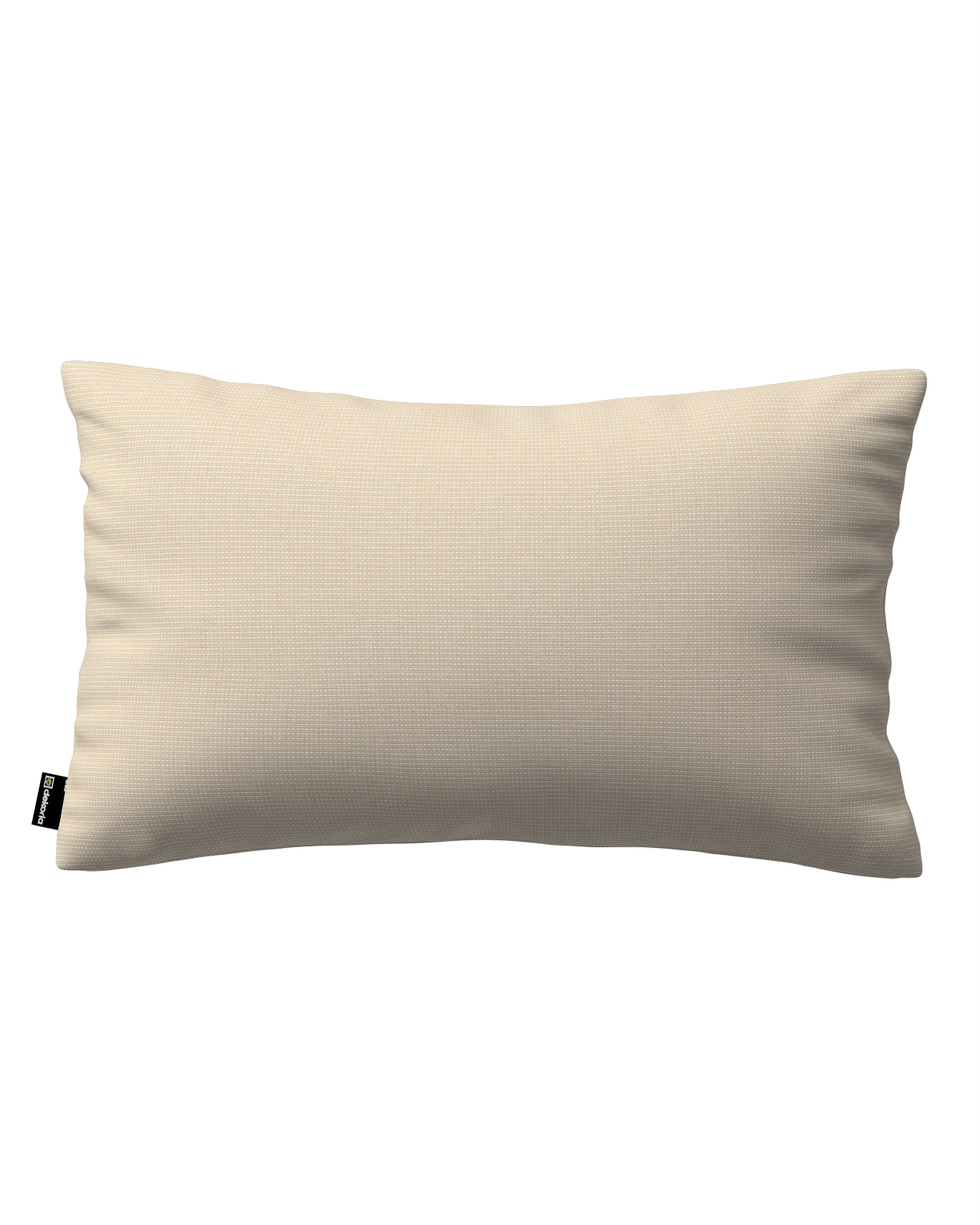 Kinga rectangular cushion cover product colour beige fabric outdoor, structured