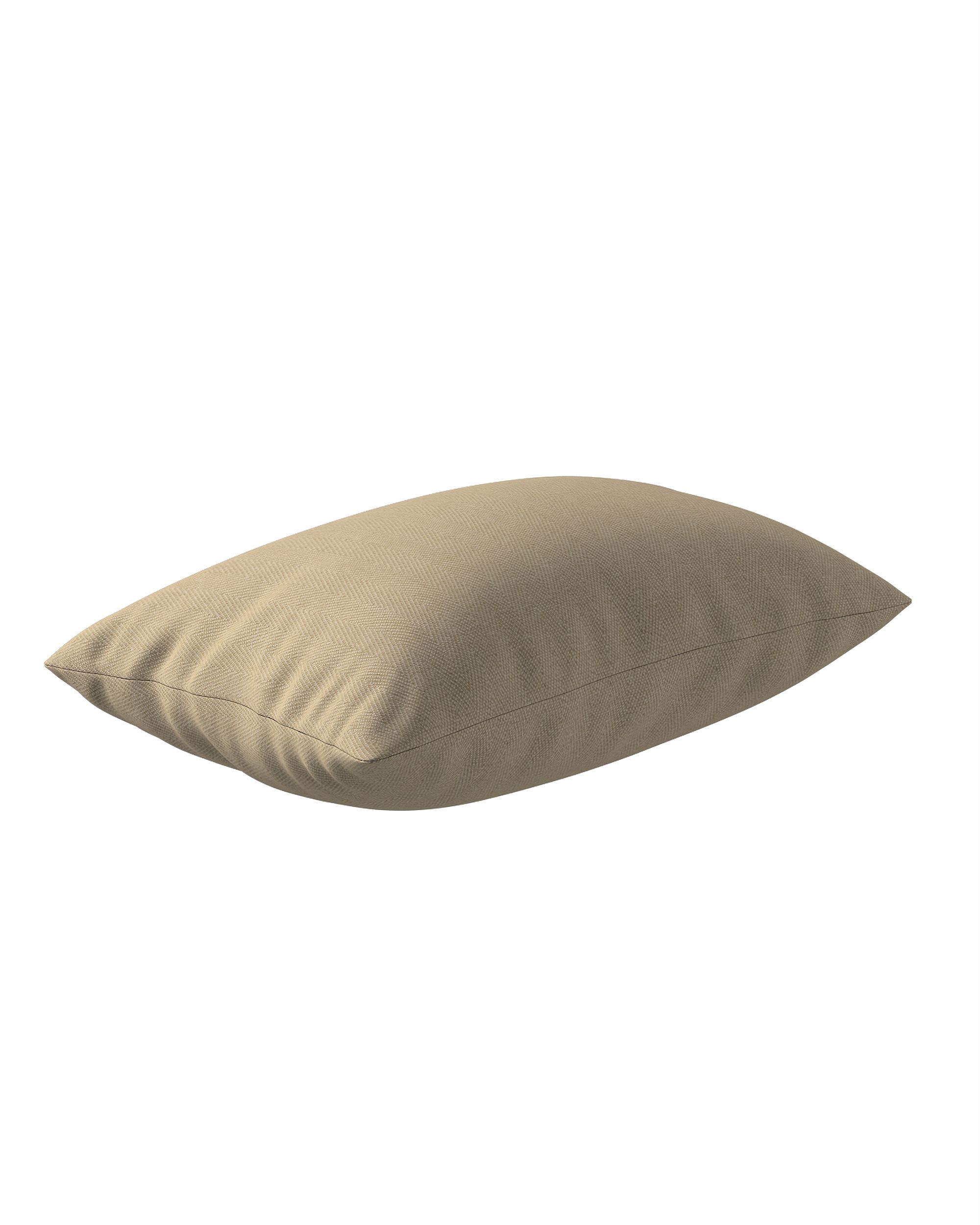 Kinga rectangular cushion cover product colour beige fabric outdoor, structured (hover)