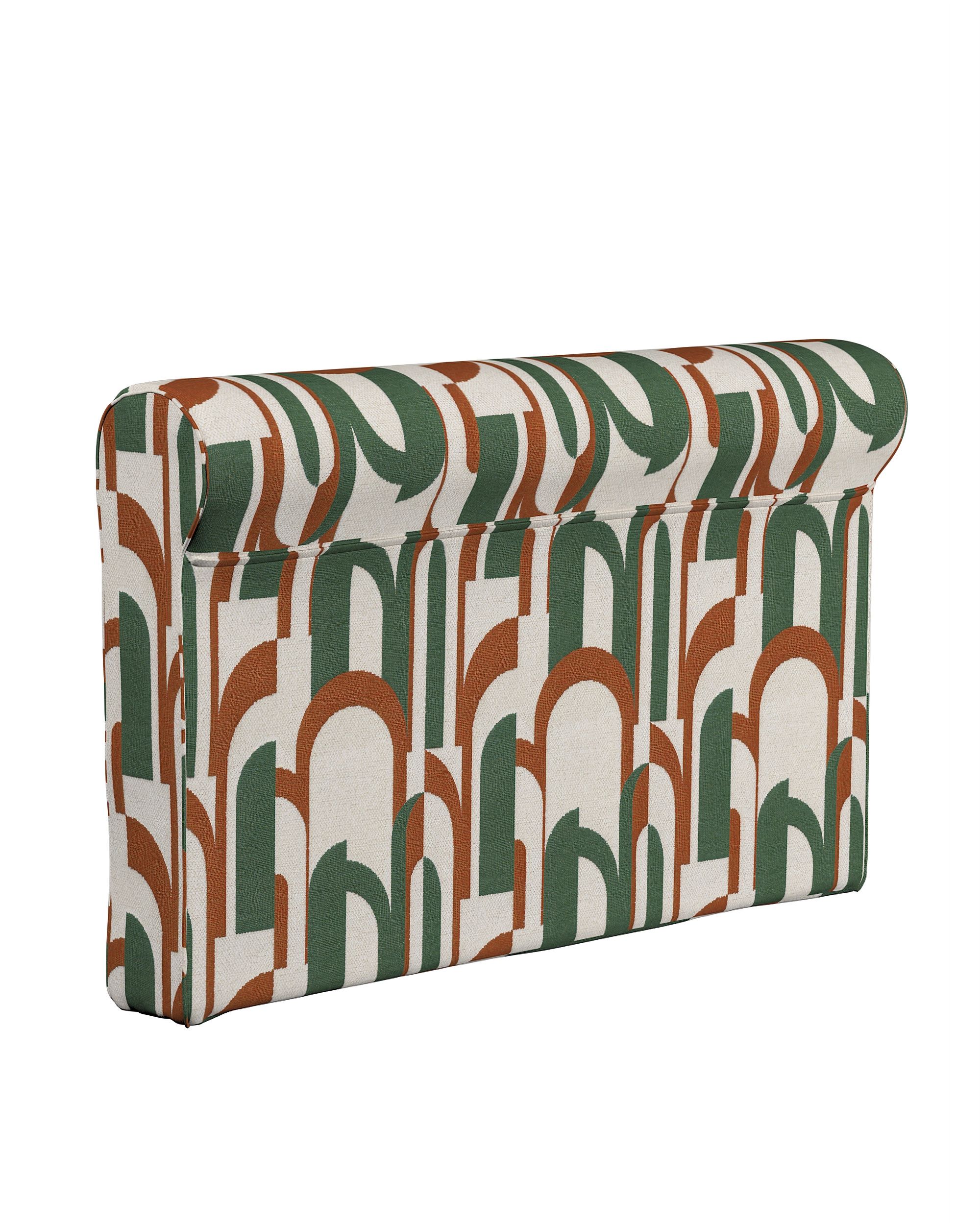 Grönlid armrest cover product colour green fabric structured, patterned