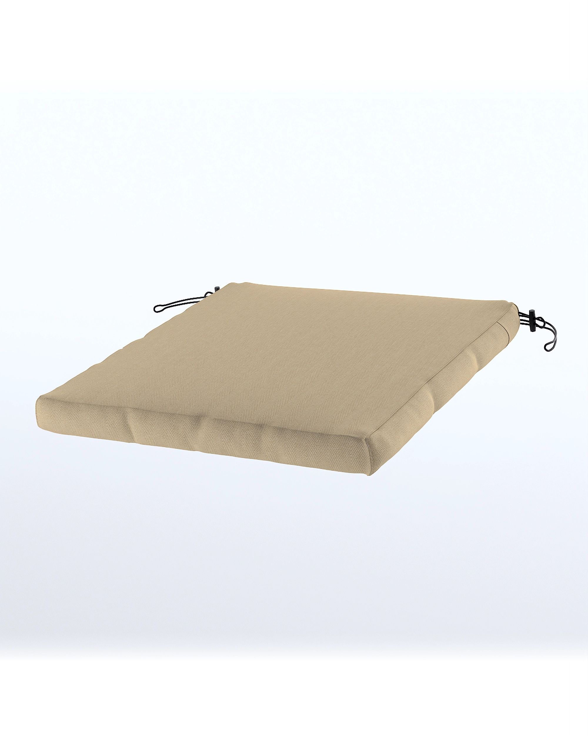 Duvholmen seat cover 50x50cm (NÄMMARÖ, BONDHOLMEN) product colour beige fabric outdoor, structured