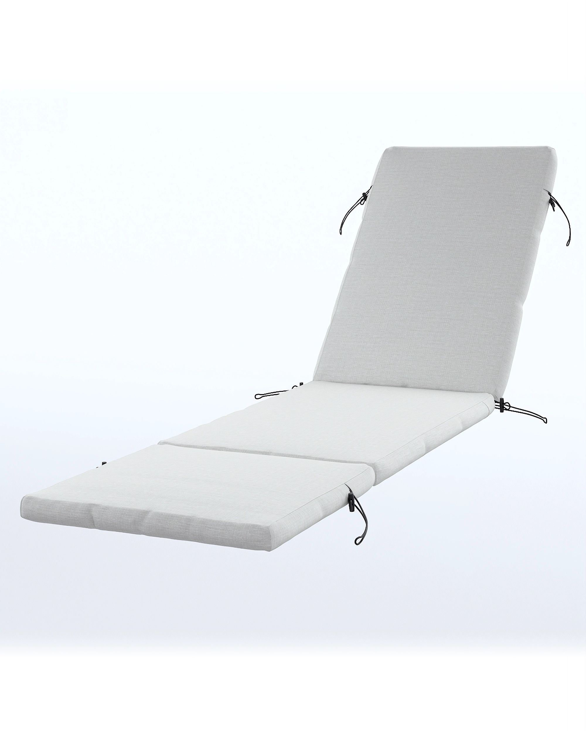 Duvholmen lounger cushion cover 190x60cm (NÄMMARÖ, SEGERÖN) product colour grey fabric outdoor, structured