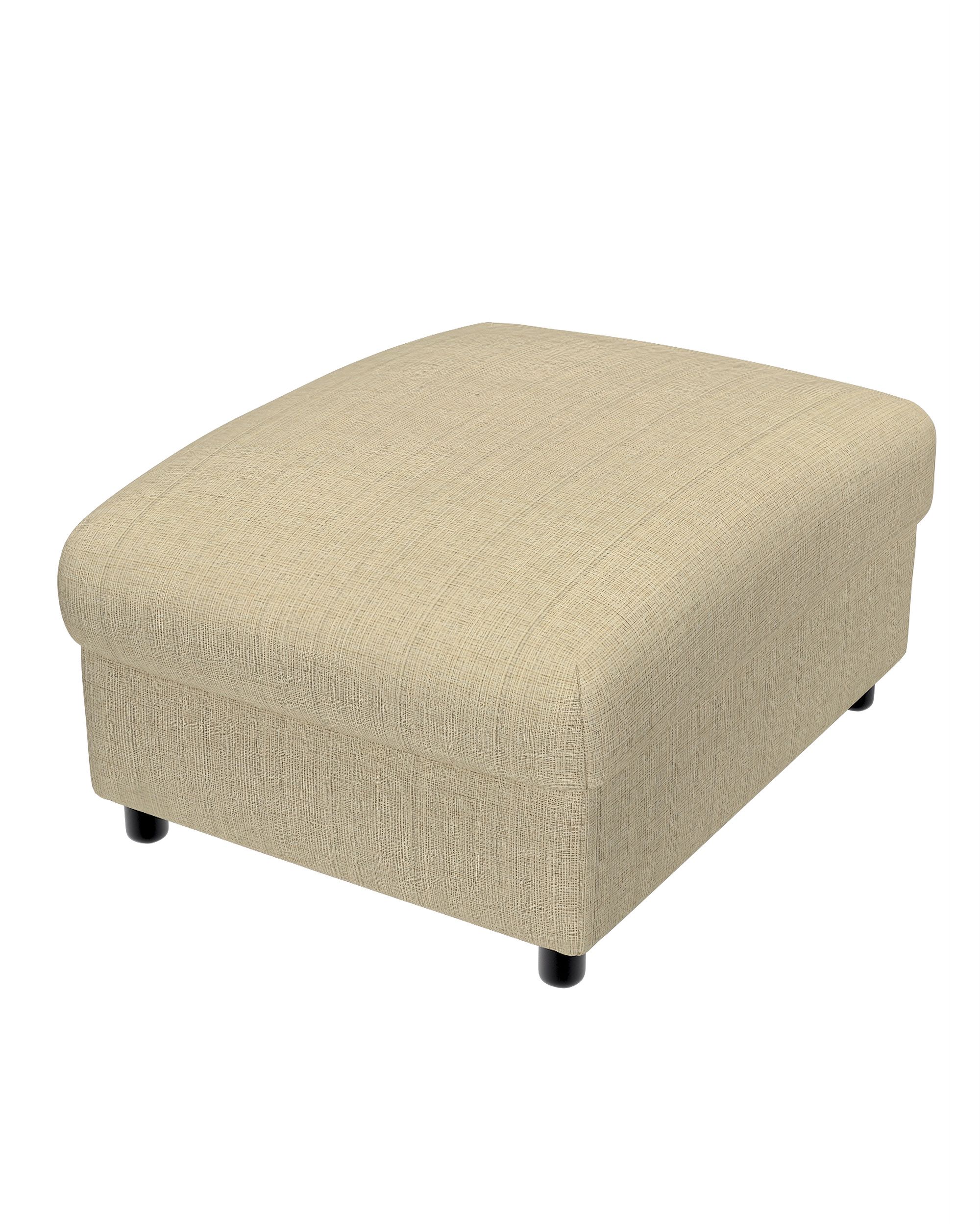 Cover for footstool Vimle product colour beige fabric structured (hover)