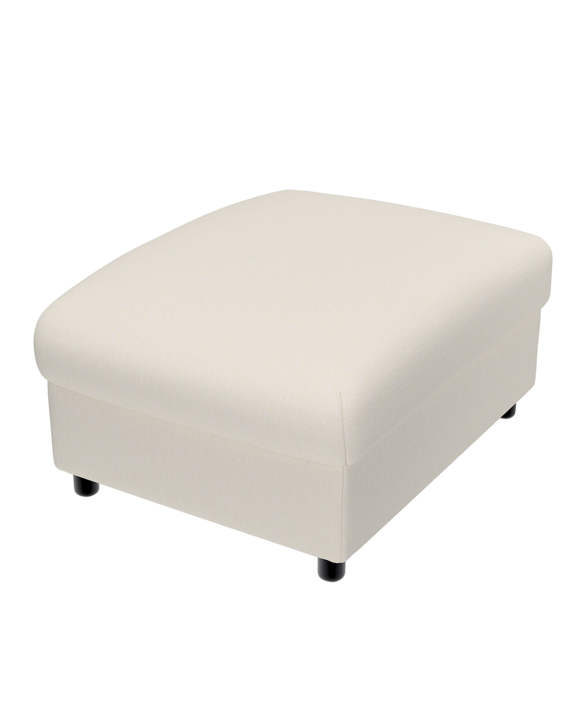 Cover for footstool Vimle product colour grey fabric structured