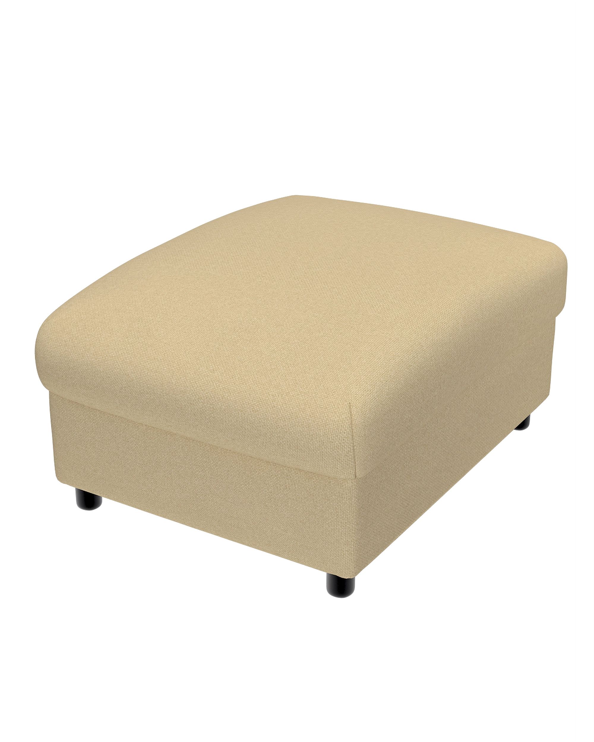 Cover for footstool Vimle product colour green fabric structured (hover)