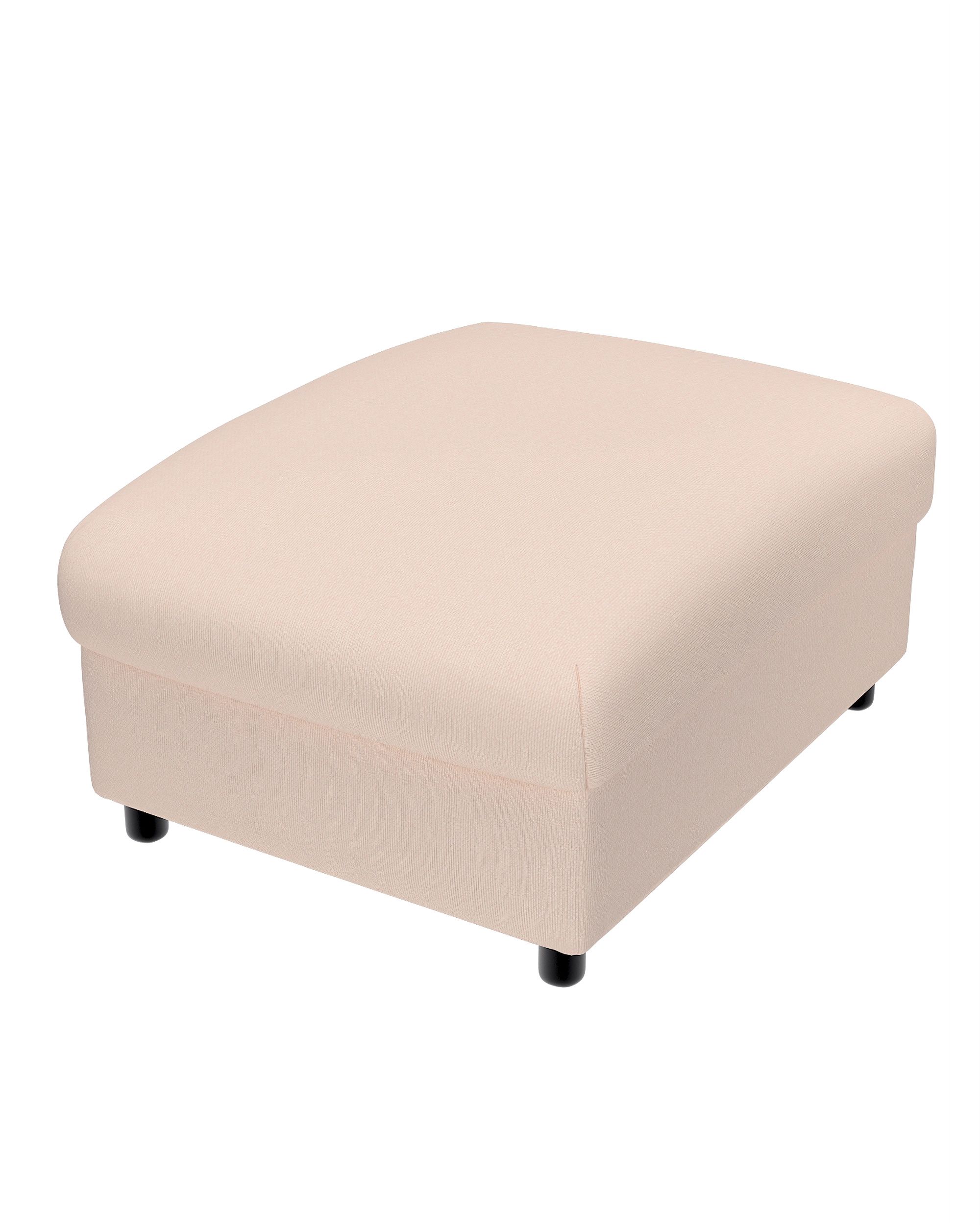 Cover for footstool Vimle product colour pink fabric structured (hover)