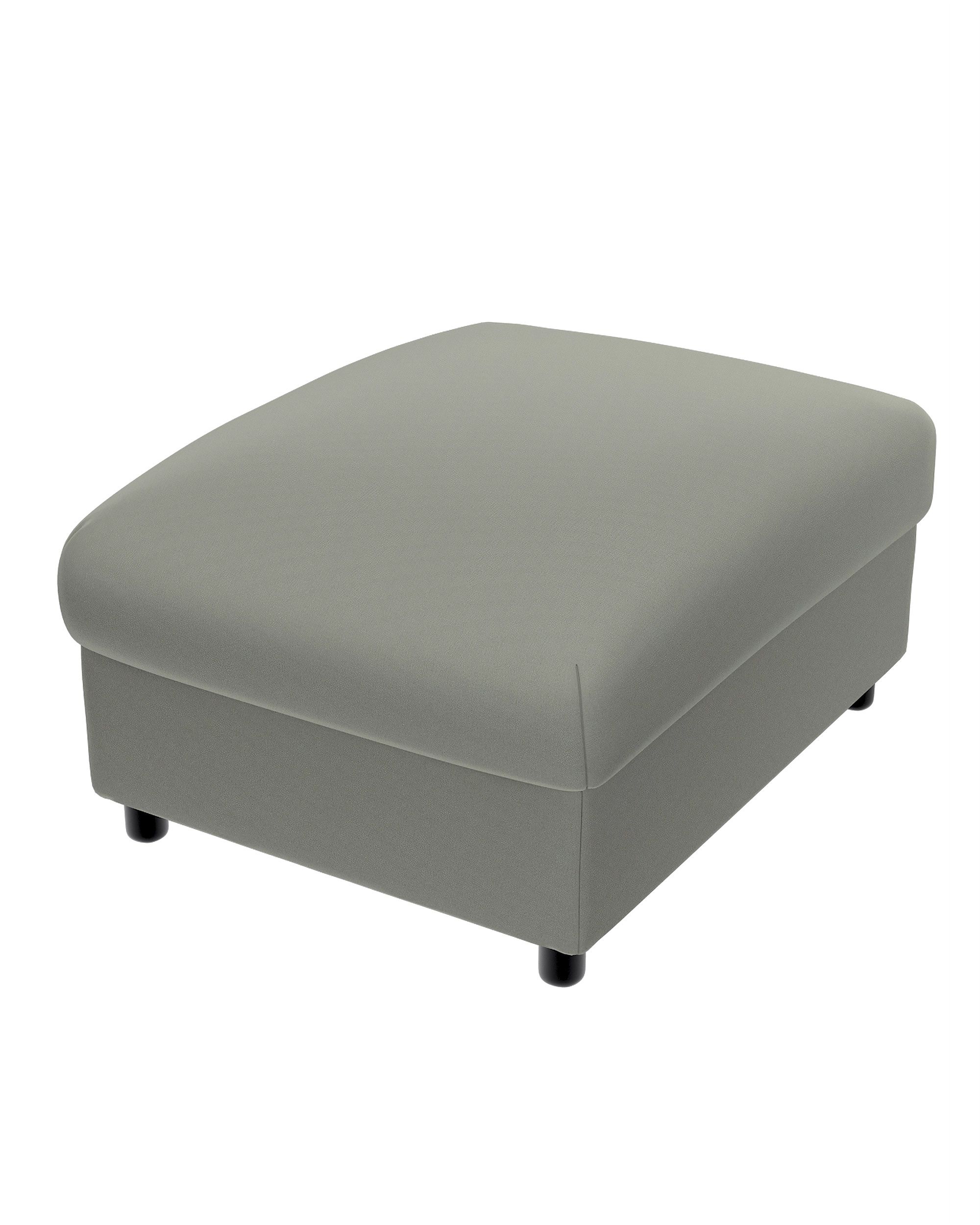 Cover for footstool Vimle product colour grey fabric gloss, velvet (hover)