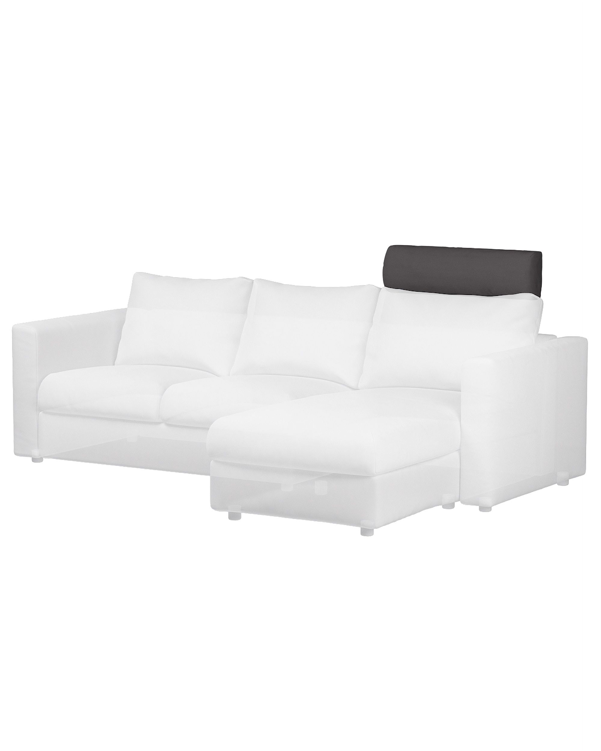 Cover for headrest Vimle product colour grey (hover)