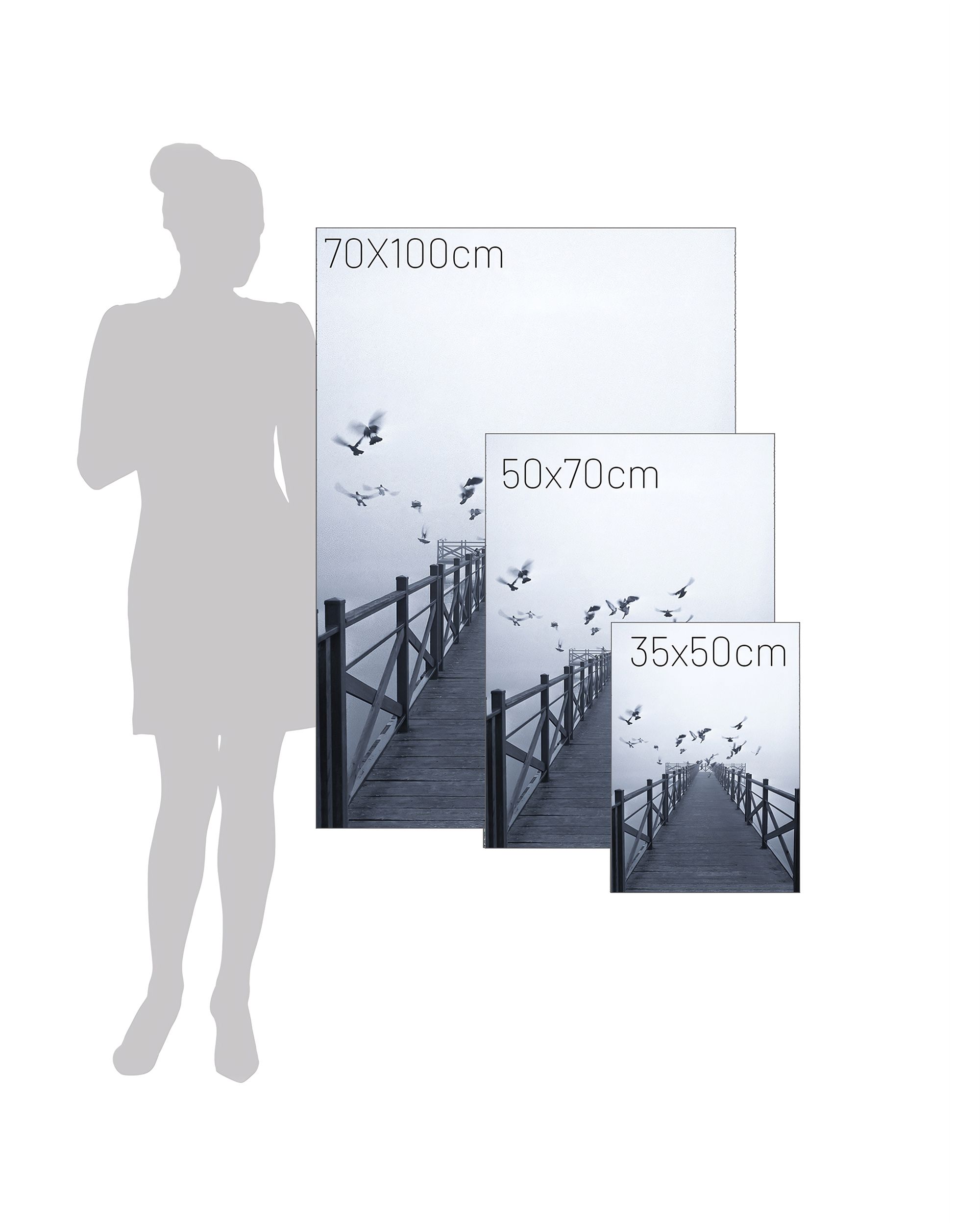 Dawn Lake canvas painting (hover)