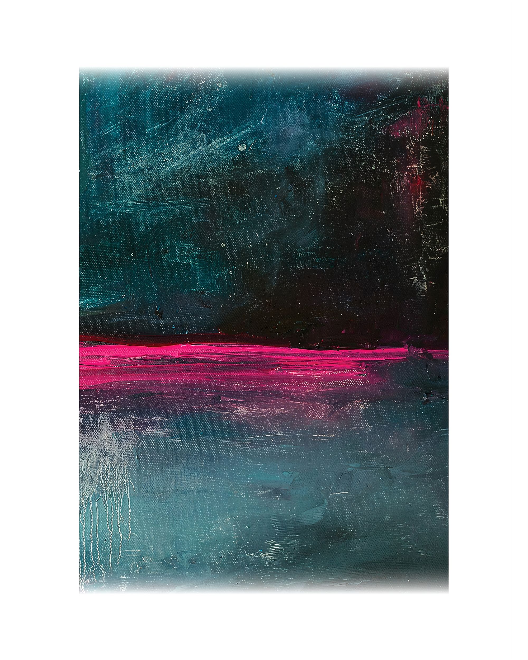 Expression Pink I canvas painting