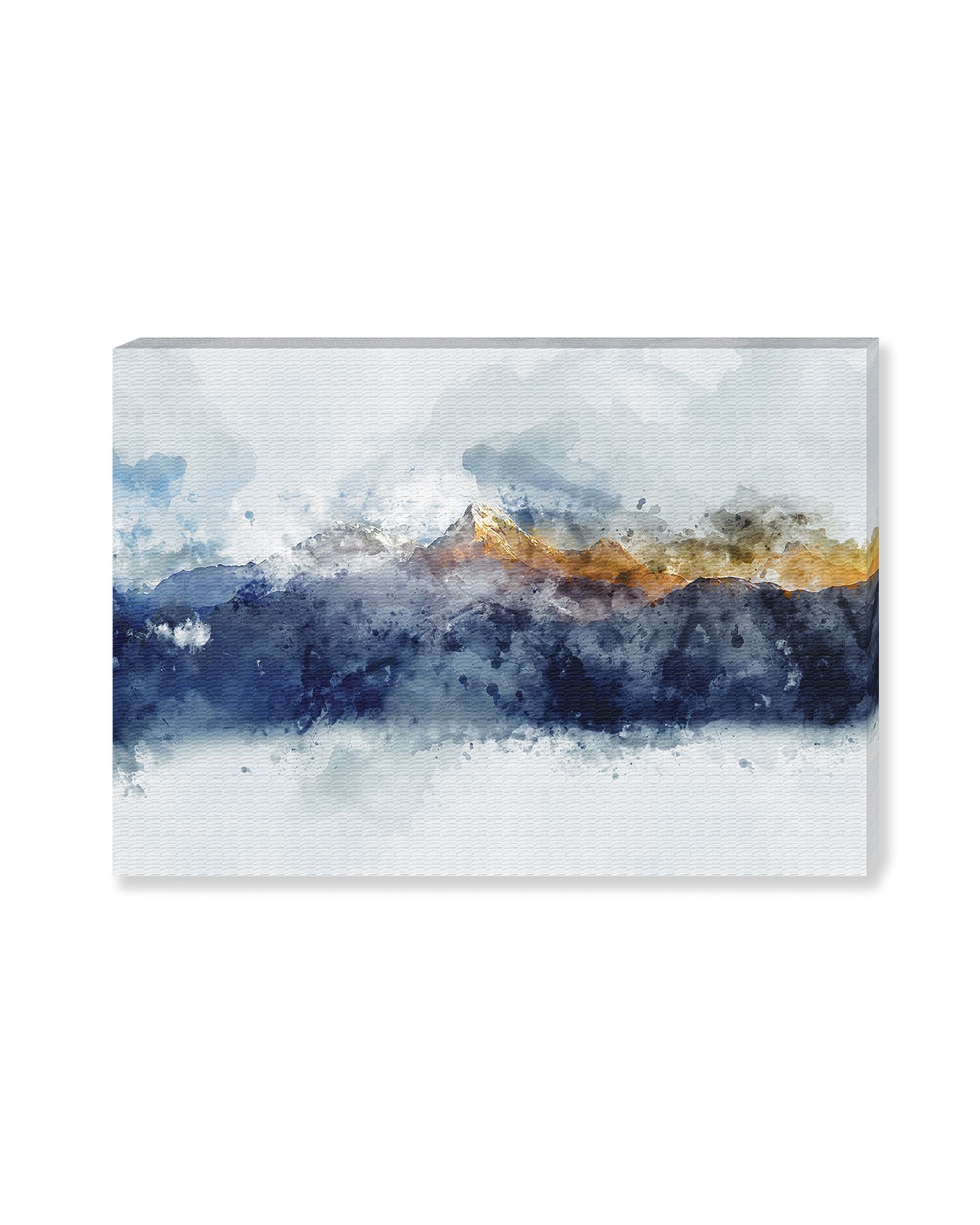 Golden Mountains canvas painting