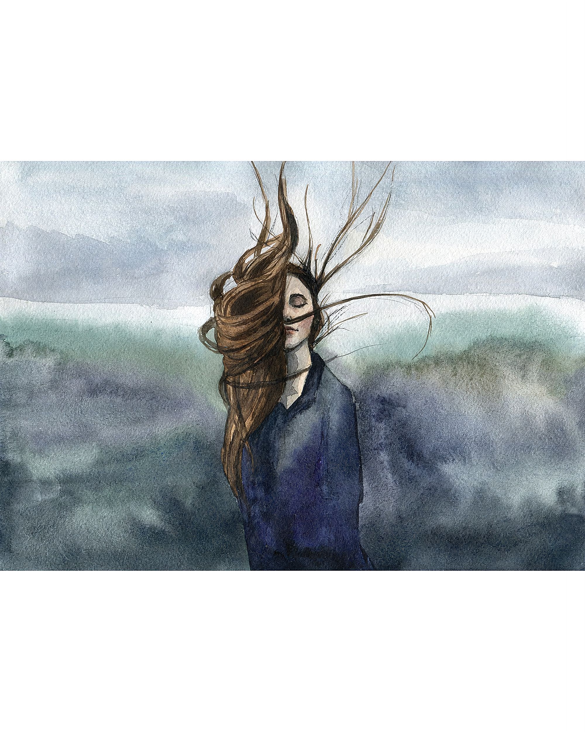 Wind canvas painting