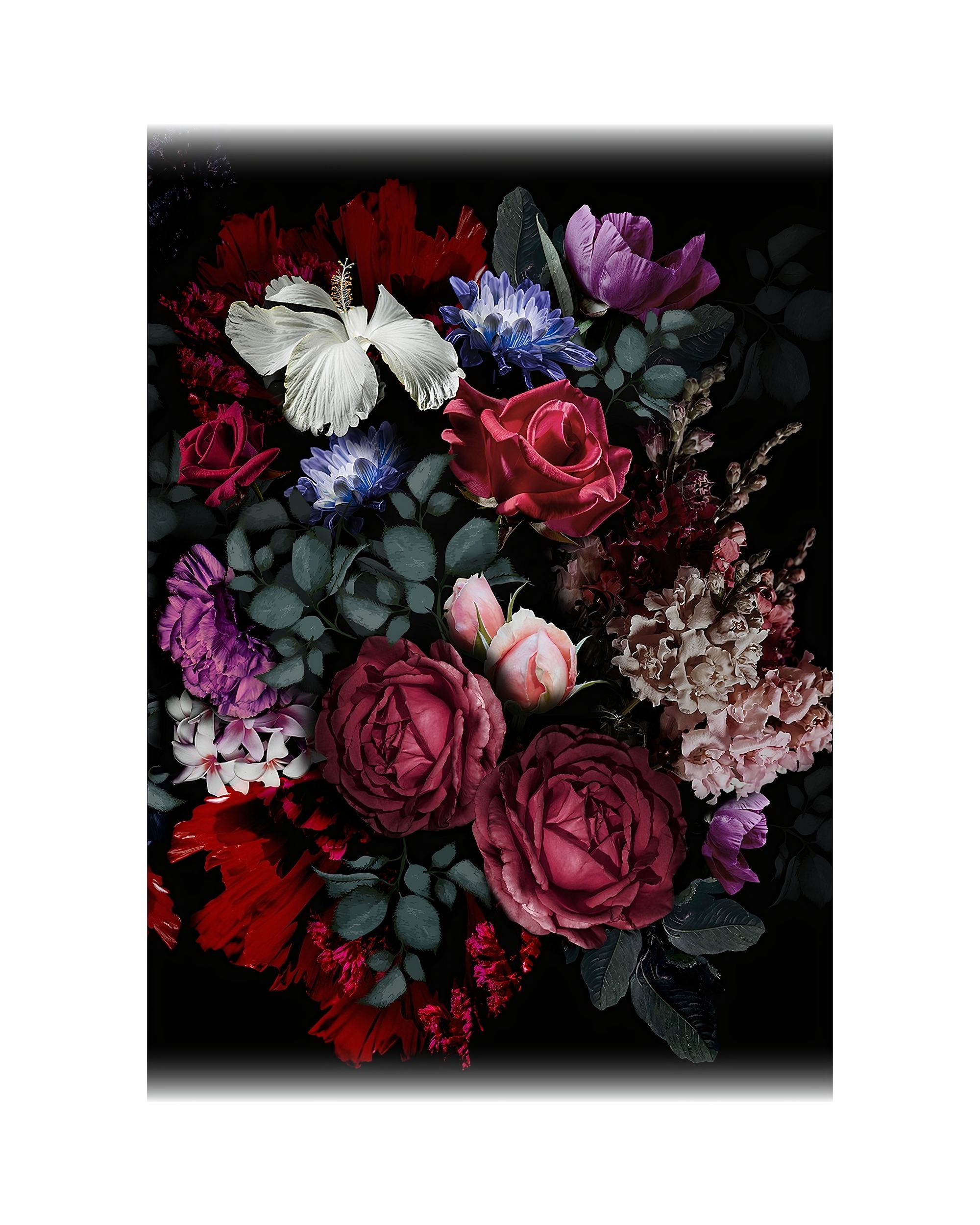 Flowers II canvas painting