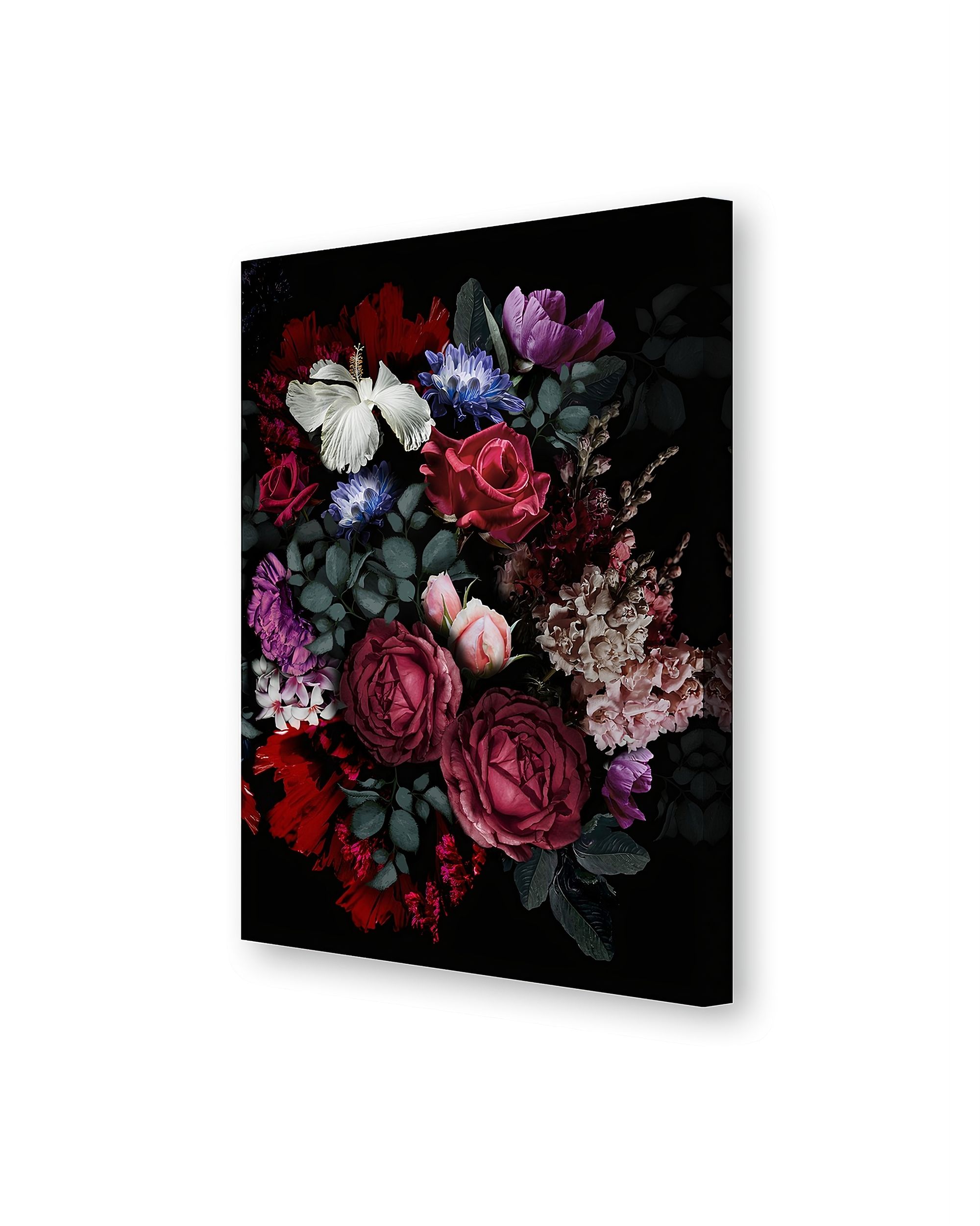 Flowers II canvas painting (hover)
