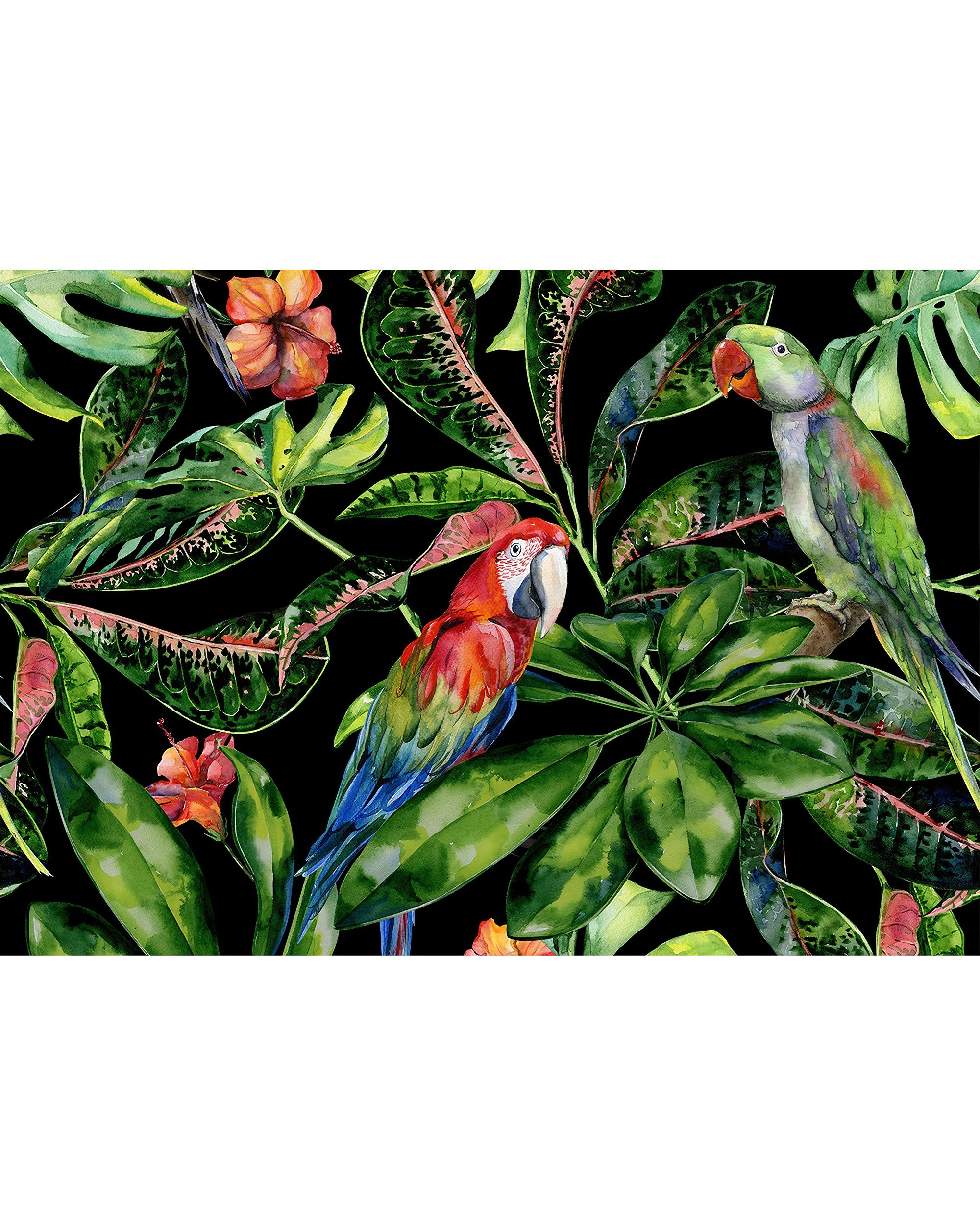 Tropical Birds canvas painting