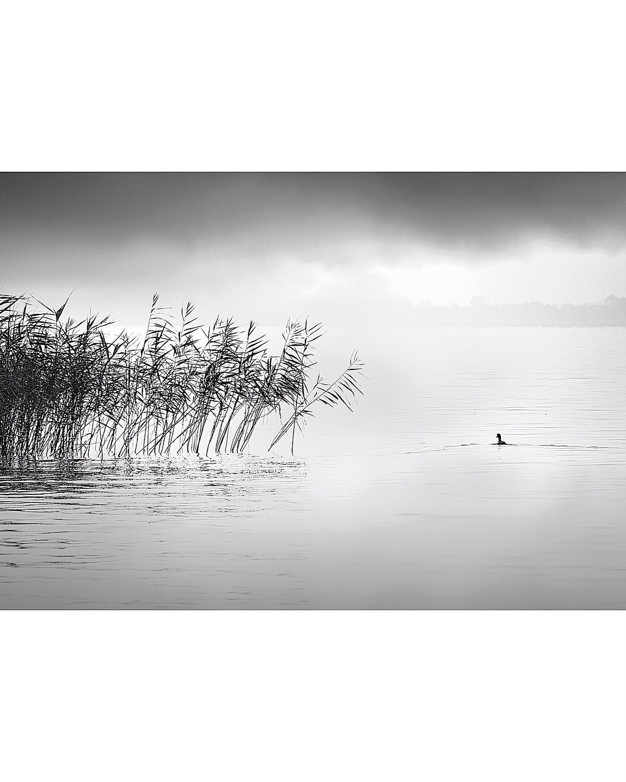 By the Lake II canvas painting
