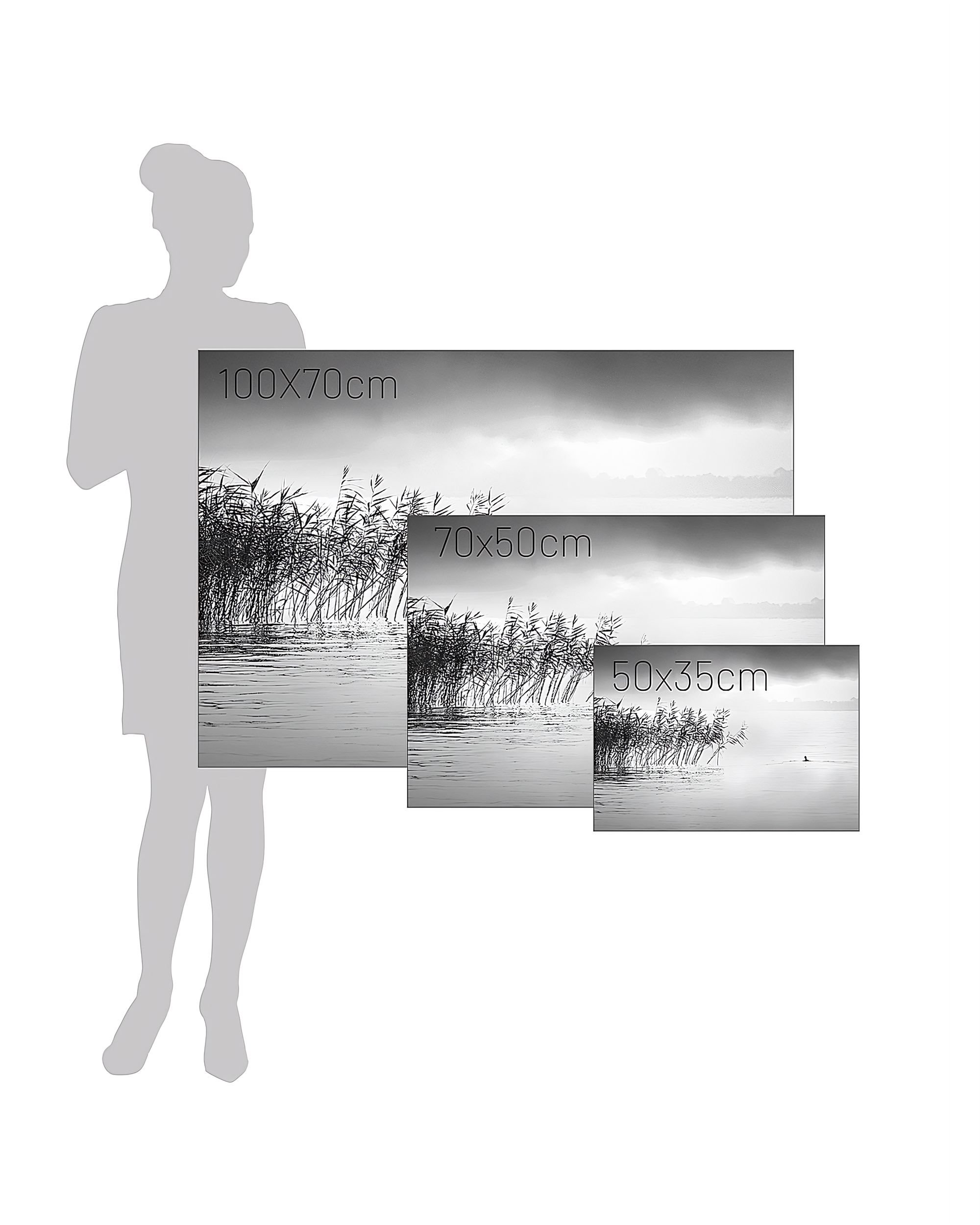 By the Lake II canvas painting (hover)
