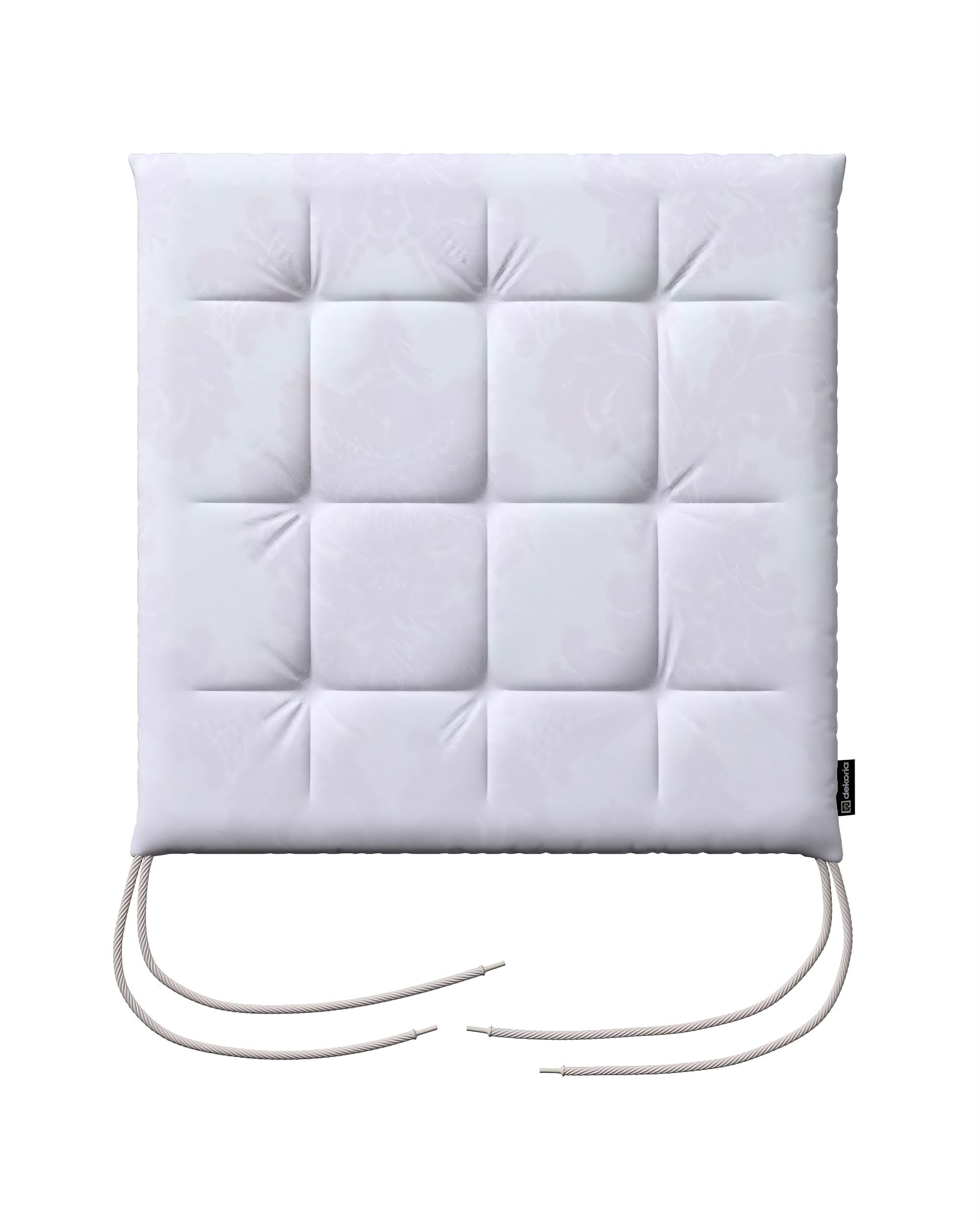 Charles seat pad product colour white fabric gloss, structured, patterned (hover)