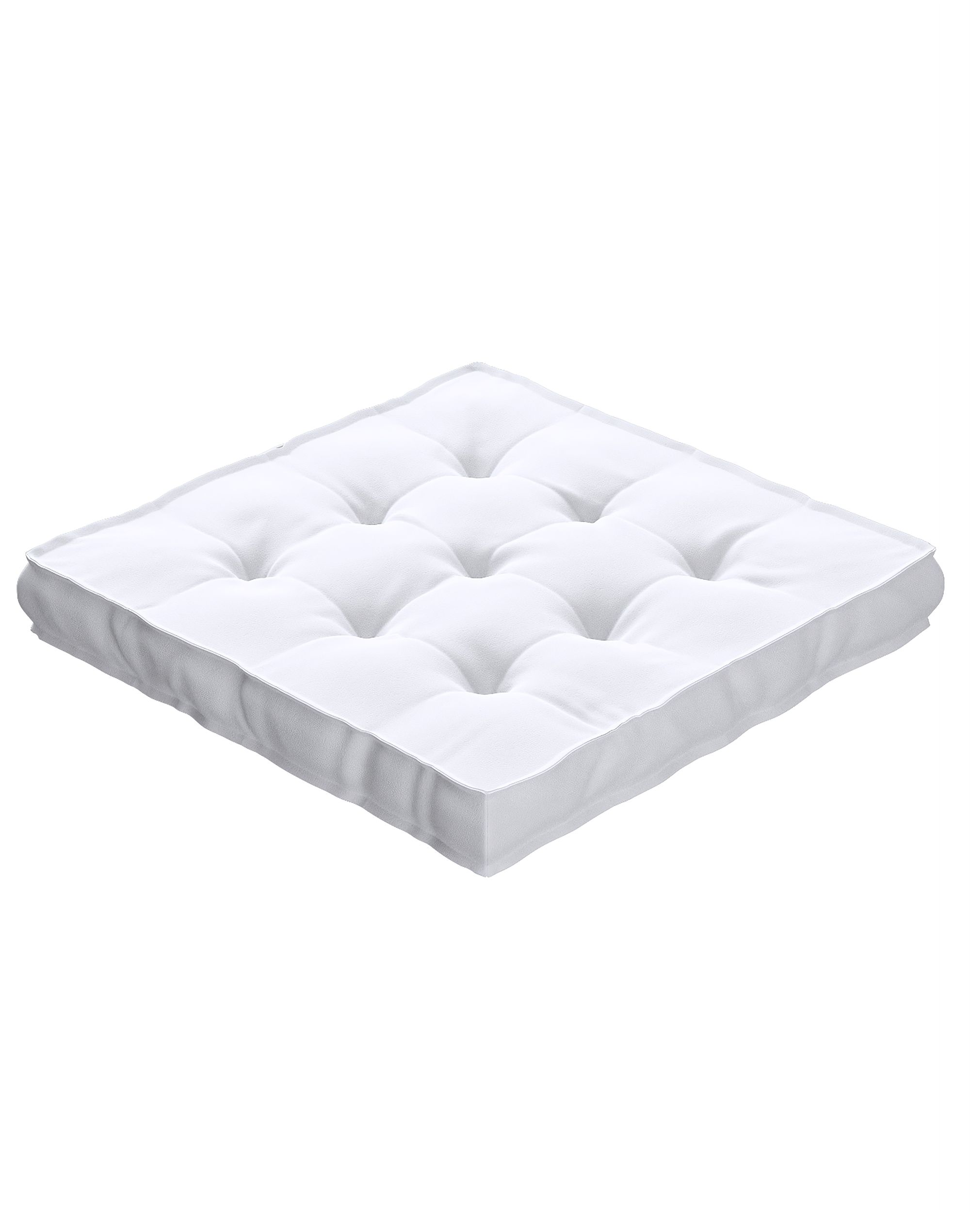 Jacob seat pad/floor cushion product colour white