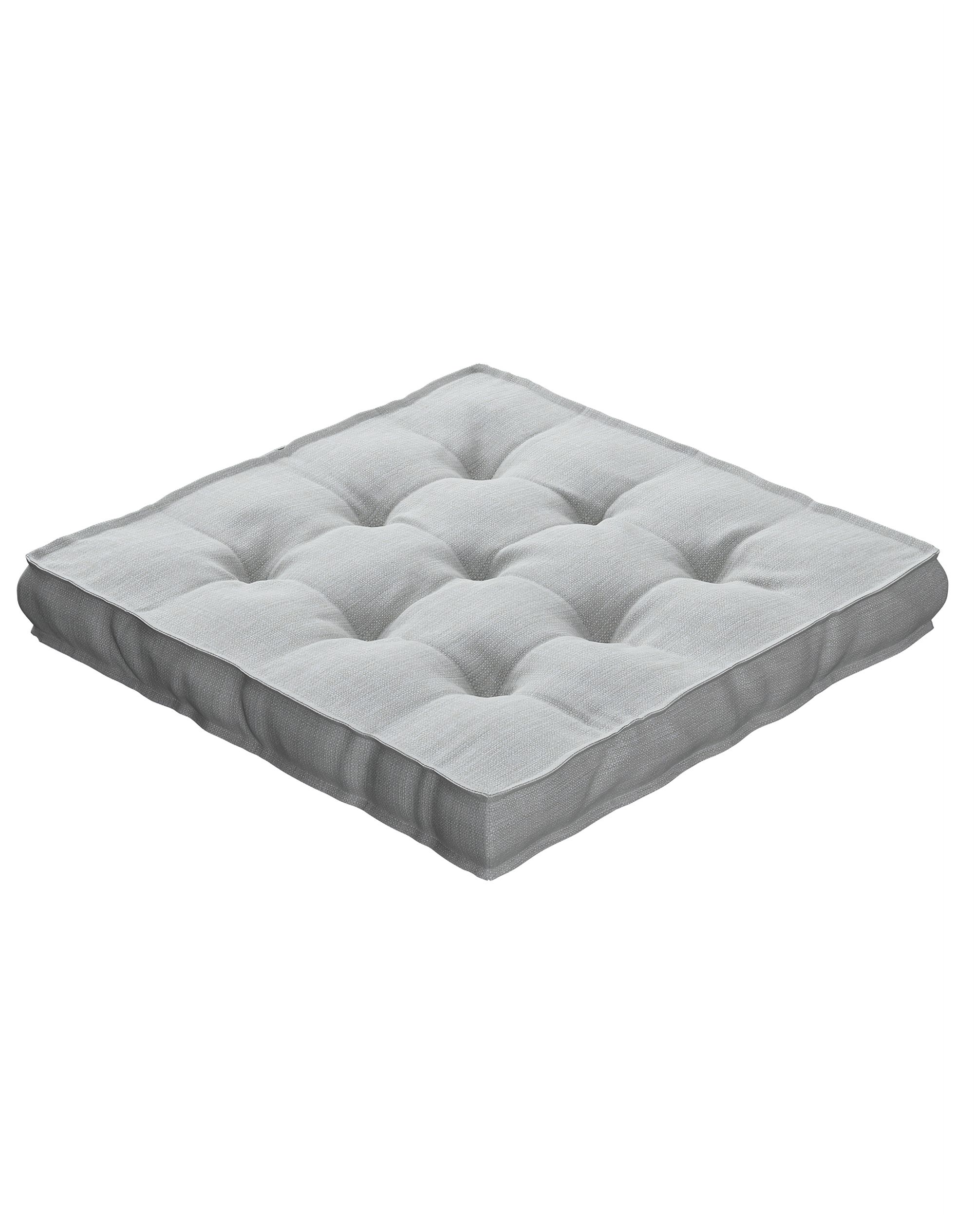 Jacob seat pad/floor cushion product colour grey fabric outdoor, structured (hover)