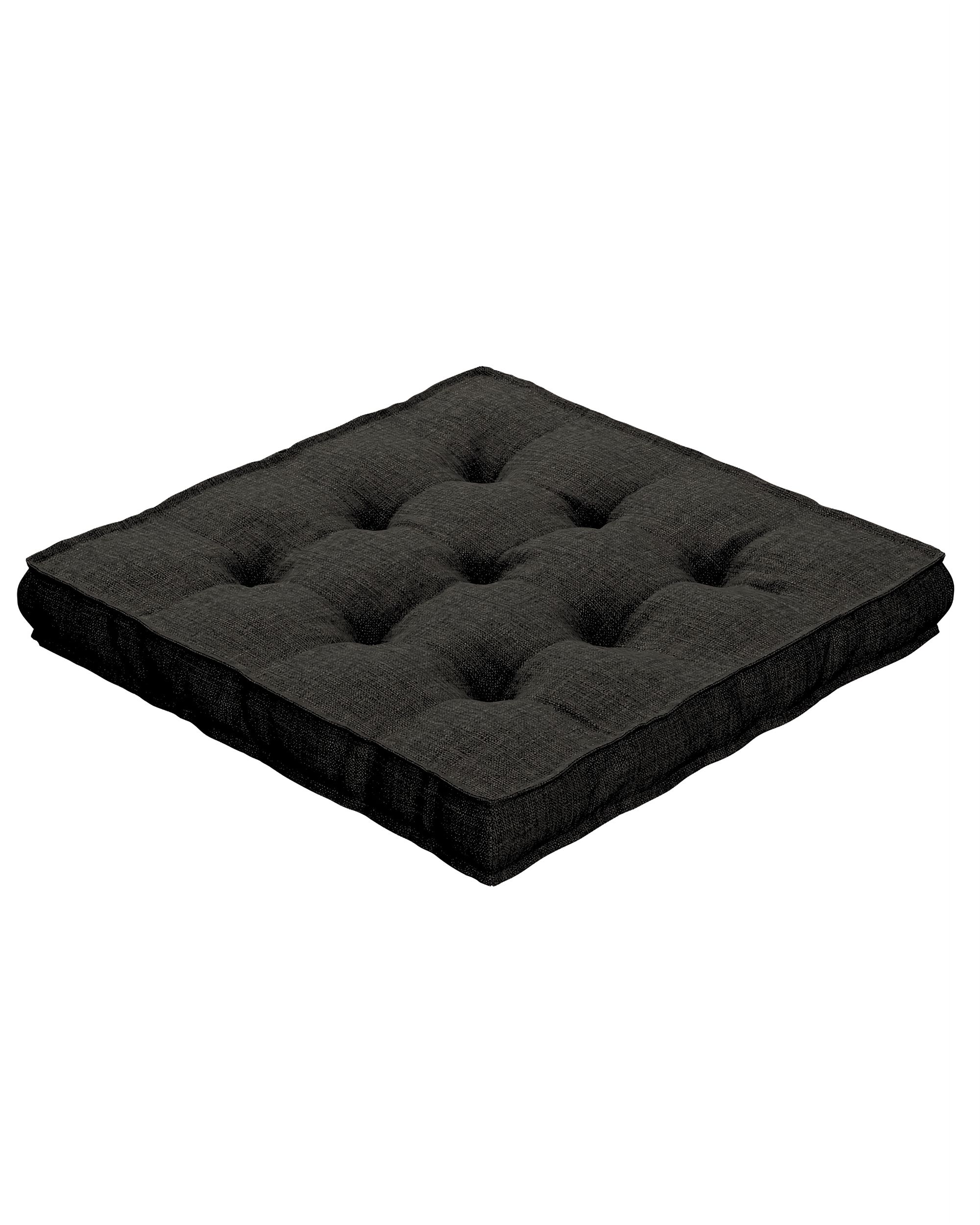 Jacob seat pad/floor cushion product colour brown fabric outdoor, structured (hover)