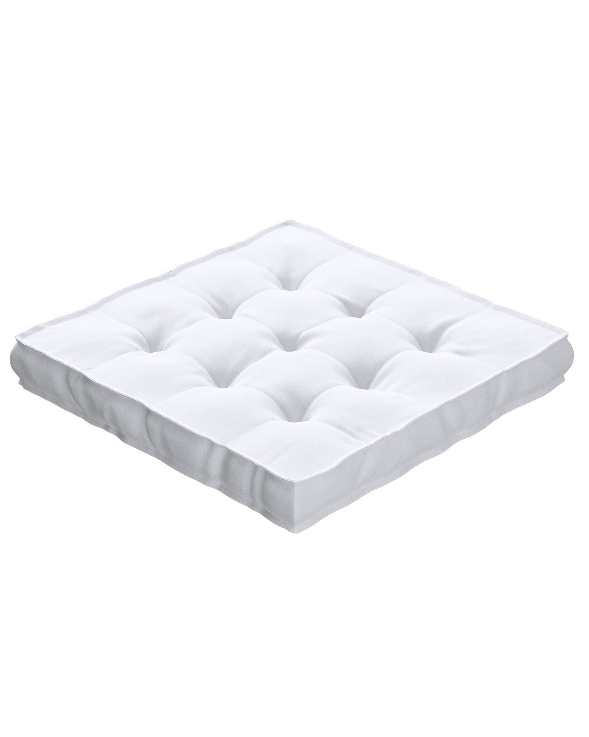 Jacob seat pad/floor cushion product colour white