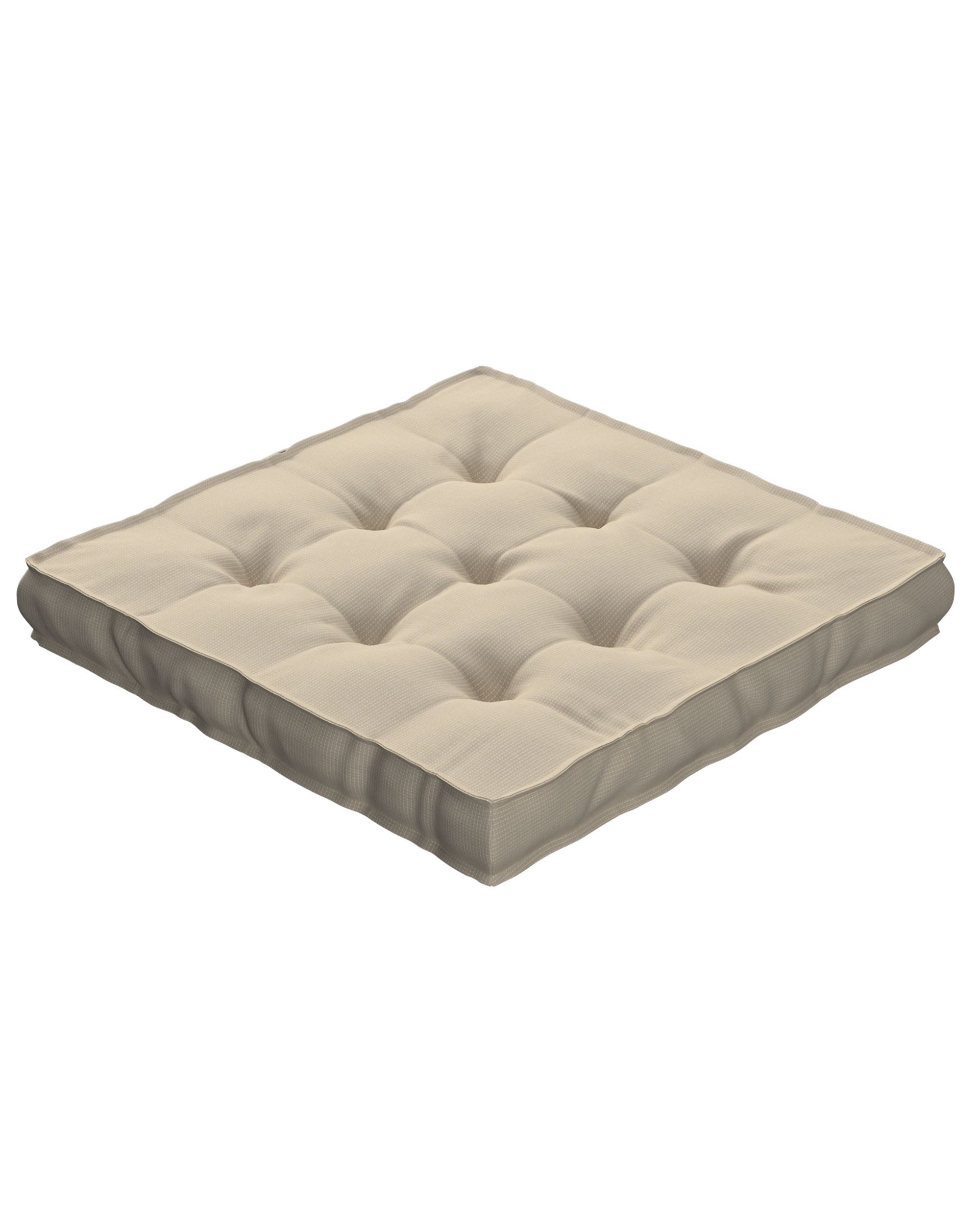 Jacob seat pad/floor cushion product colour beige fabric outdoor, structured (hover)