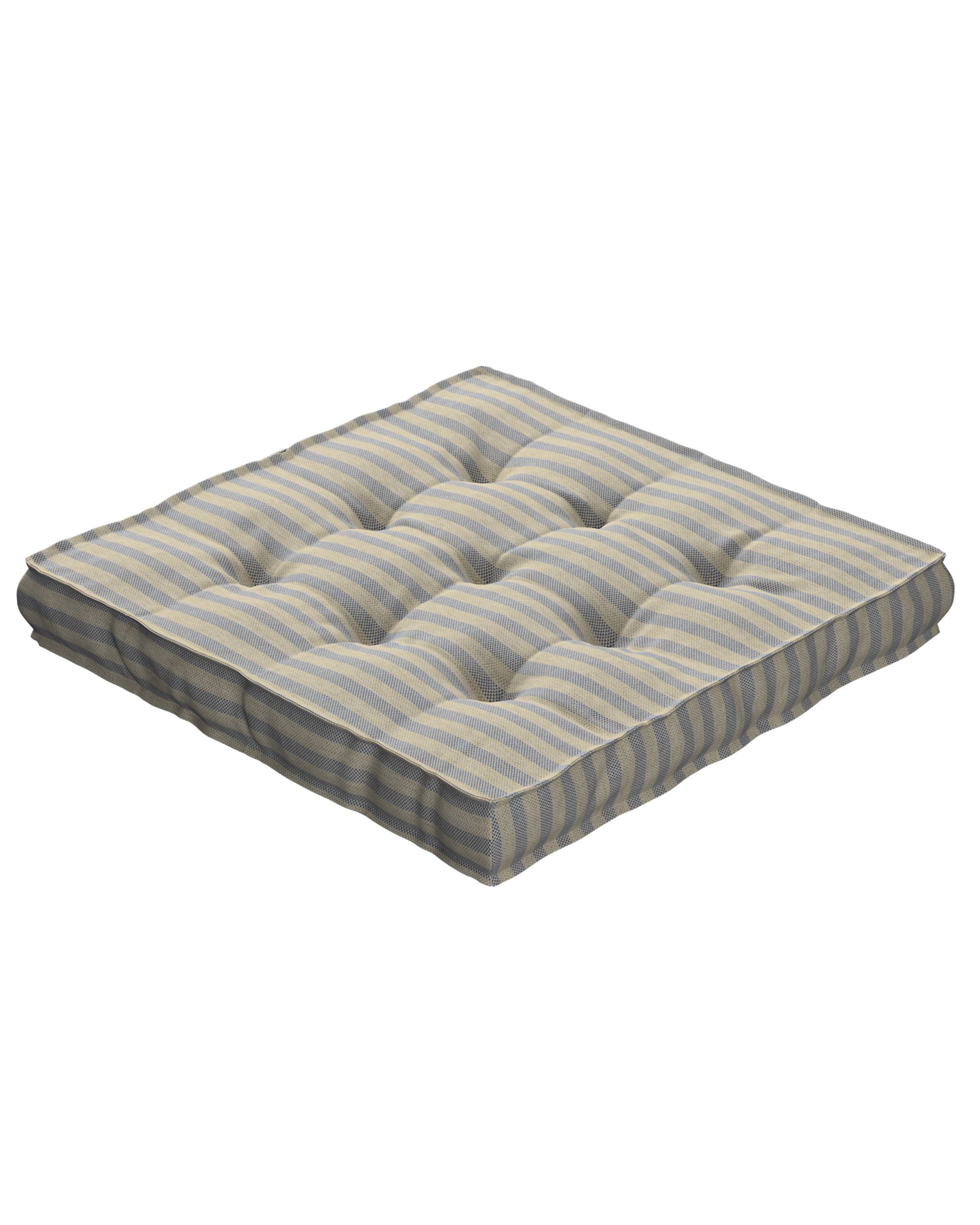Jacob seat pad/floor cushion product colour beige fabric outdoor, structured, patterned (hover)