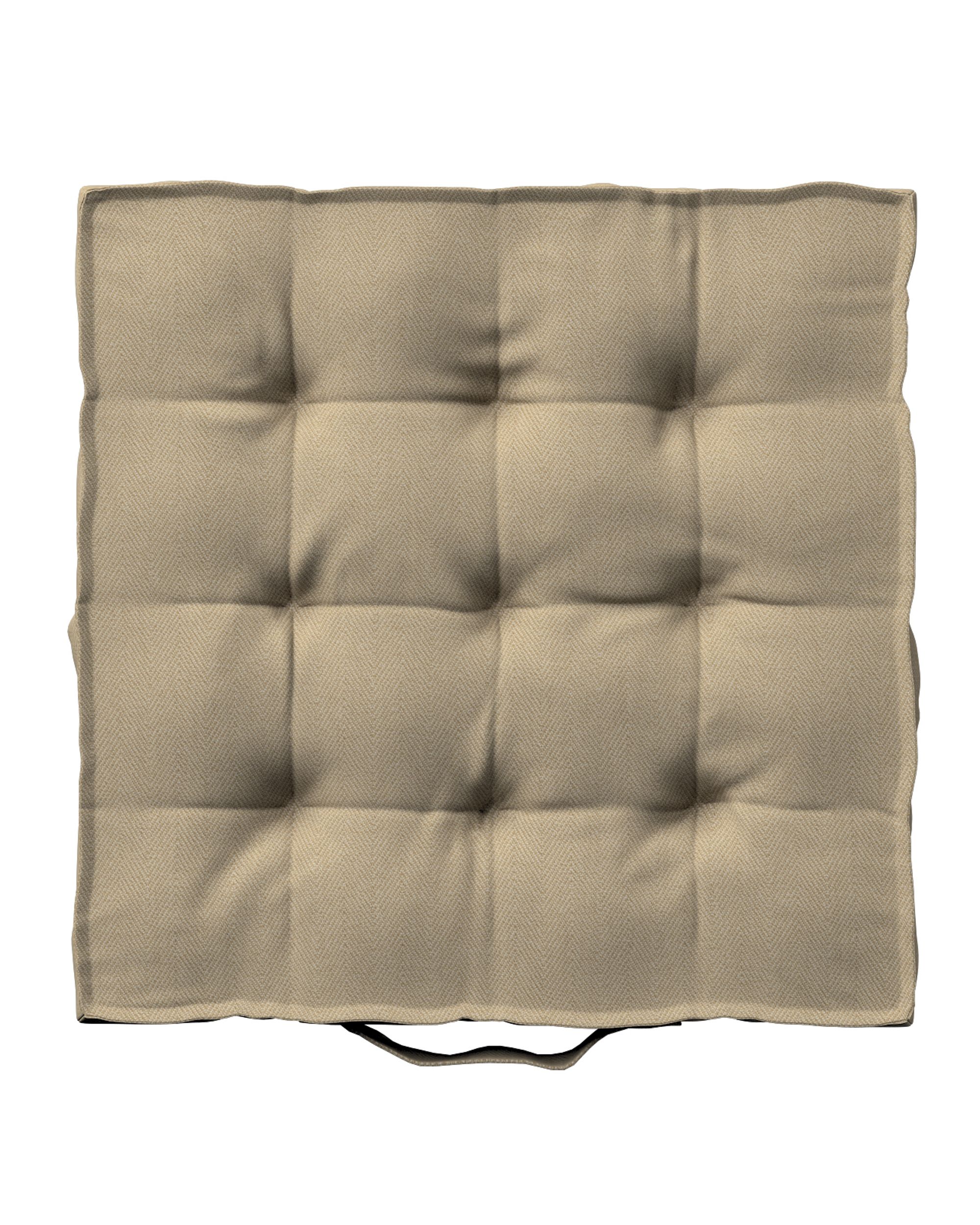 Jacob seat pad/floor cushion product colour beige fabric outdoor, structured