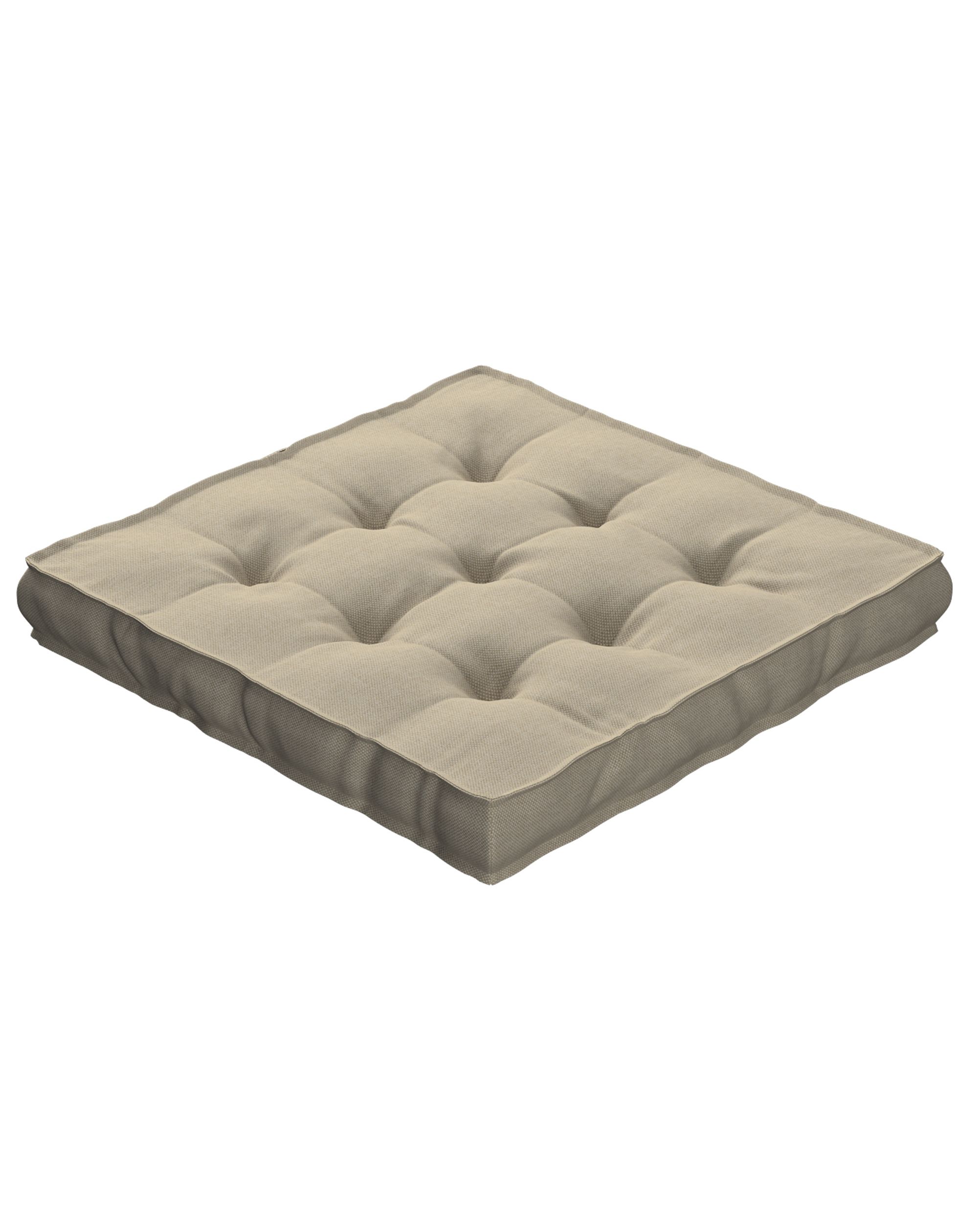 Jacob seat pad/floor cushion product colour beige fabric outdoor, structured (hover)