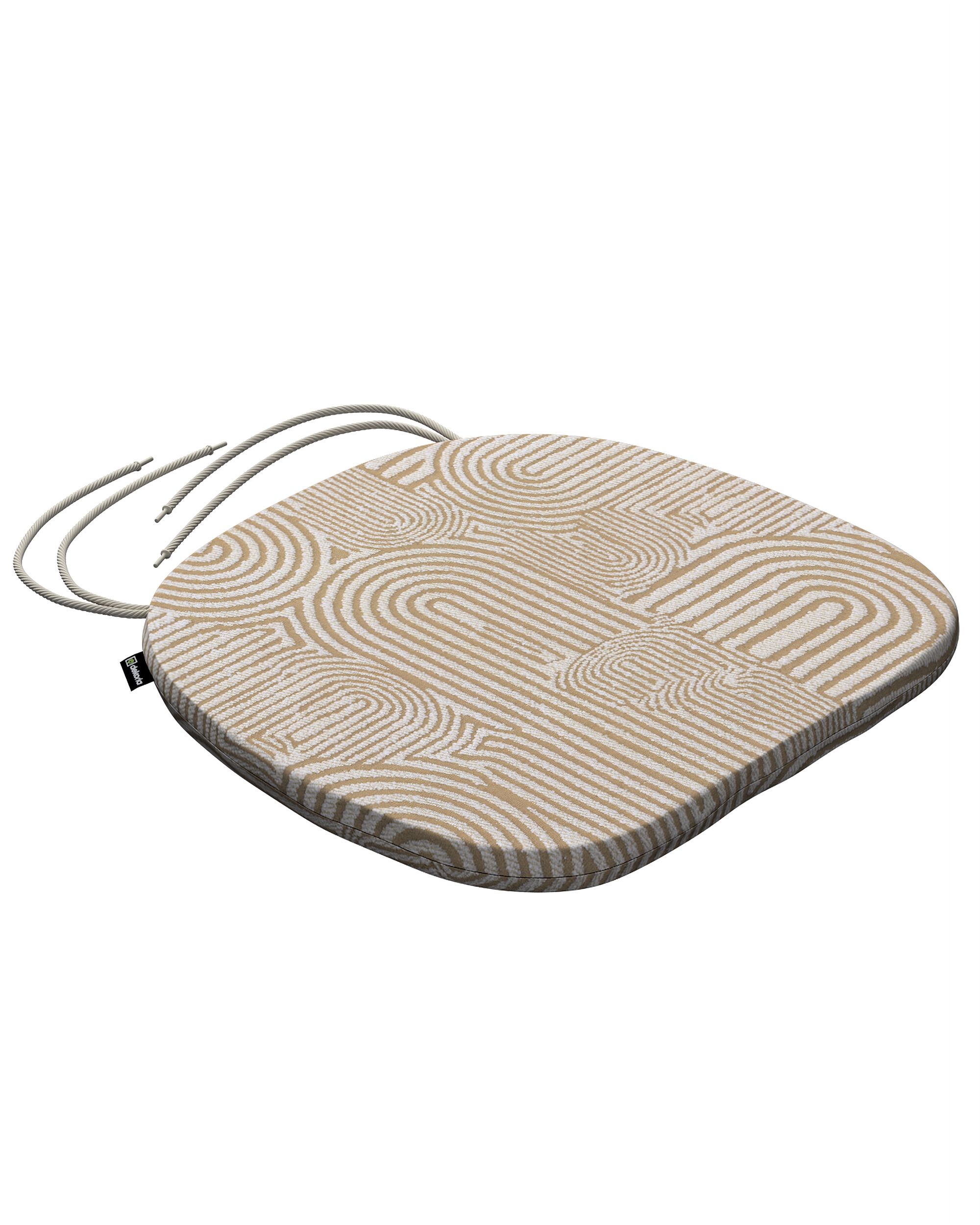 Bart seat pad product colour beige fabric structured, patterned