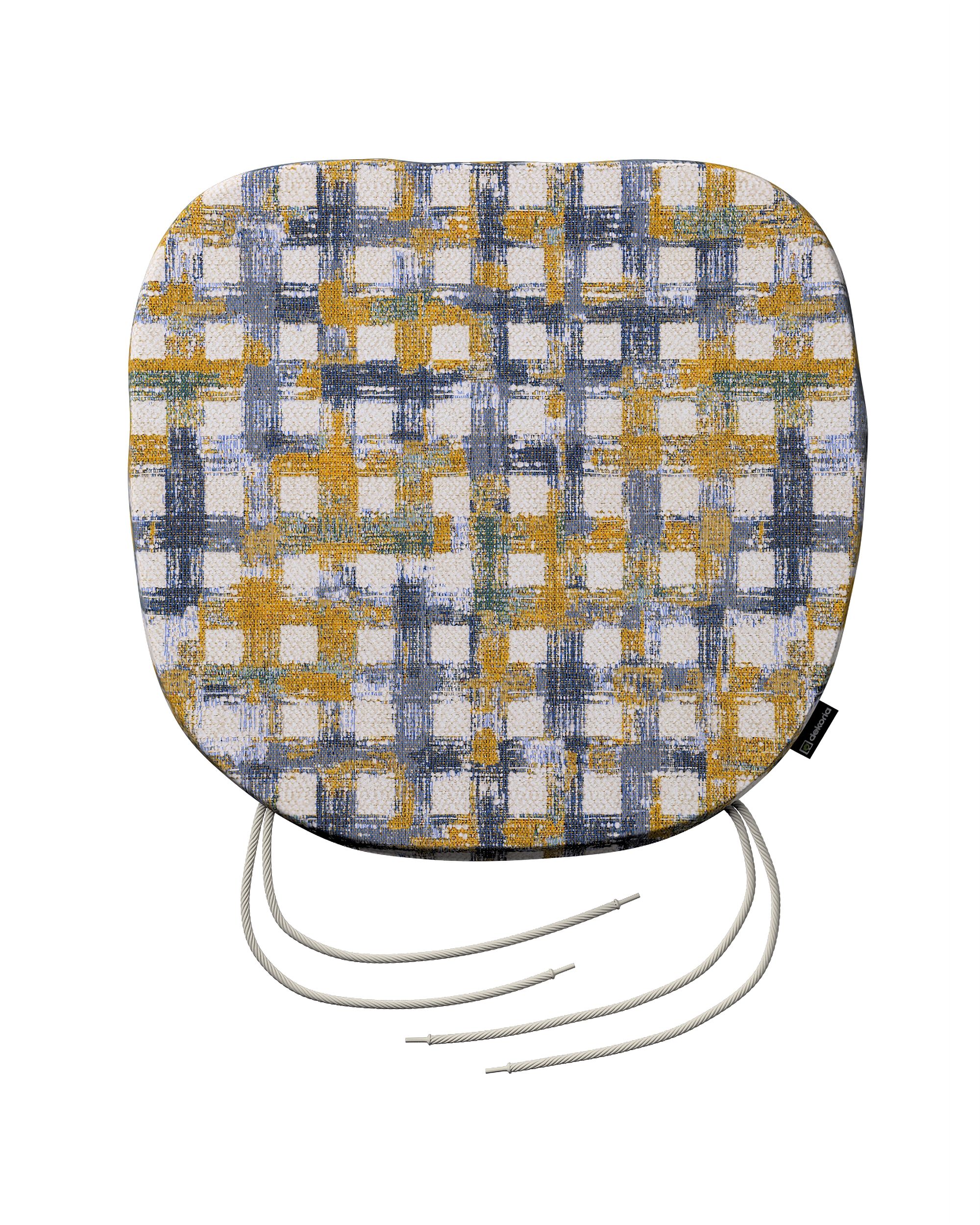 Bart seat pad product colour blue fabric structured, patterned (hover)