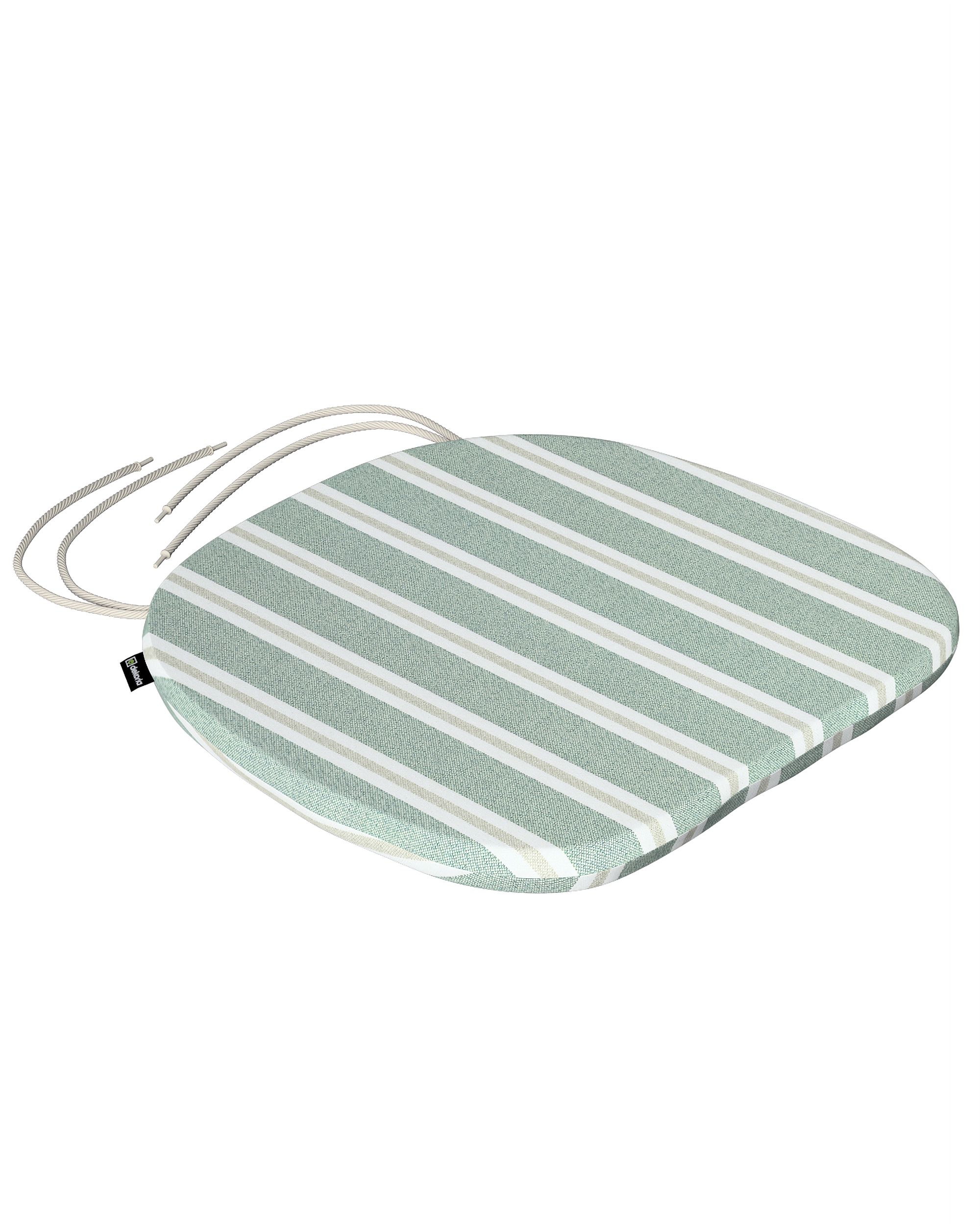 Bart seat pad product colour green fabric structured, patterned