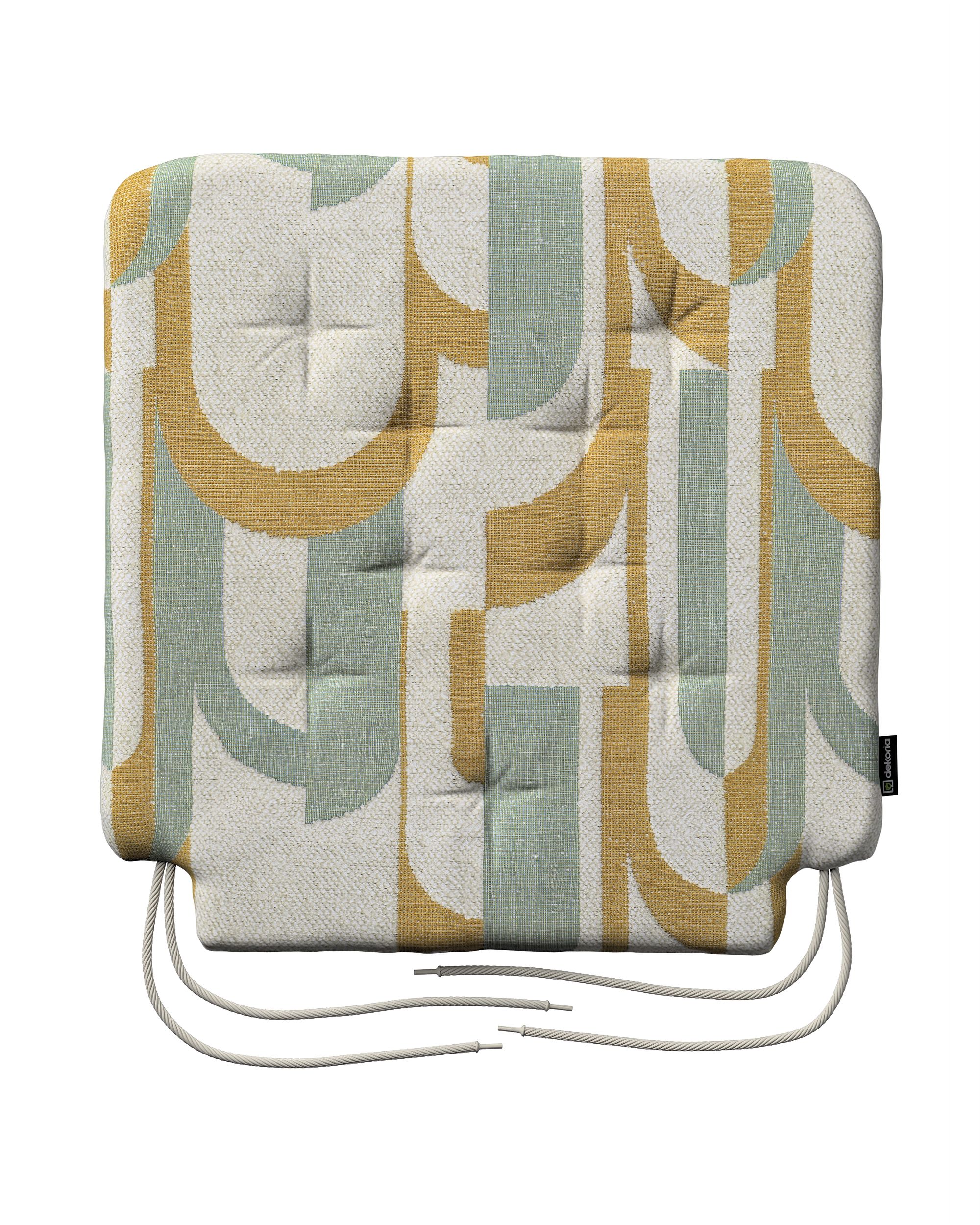 Oleg seat pad product colour green fabric structured, patterned (hover)