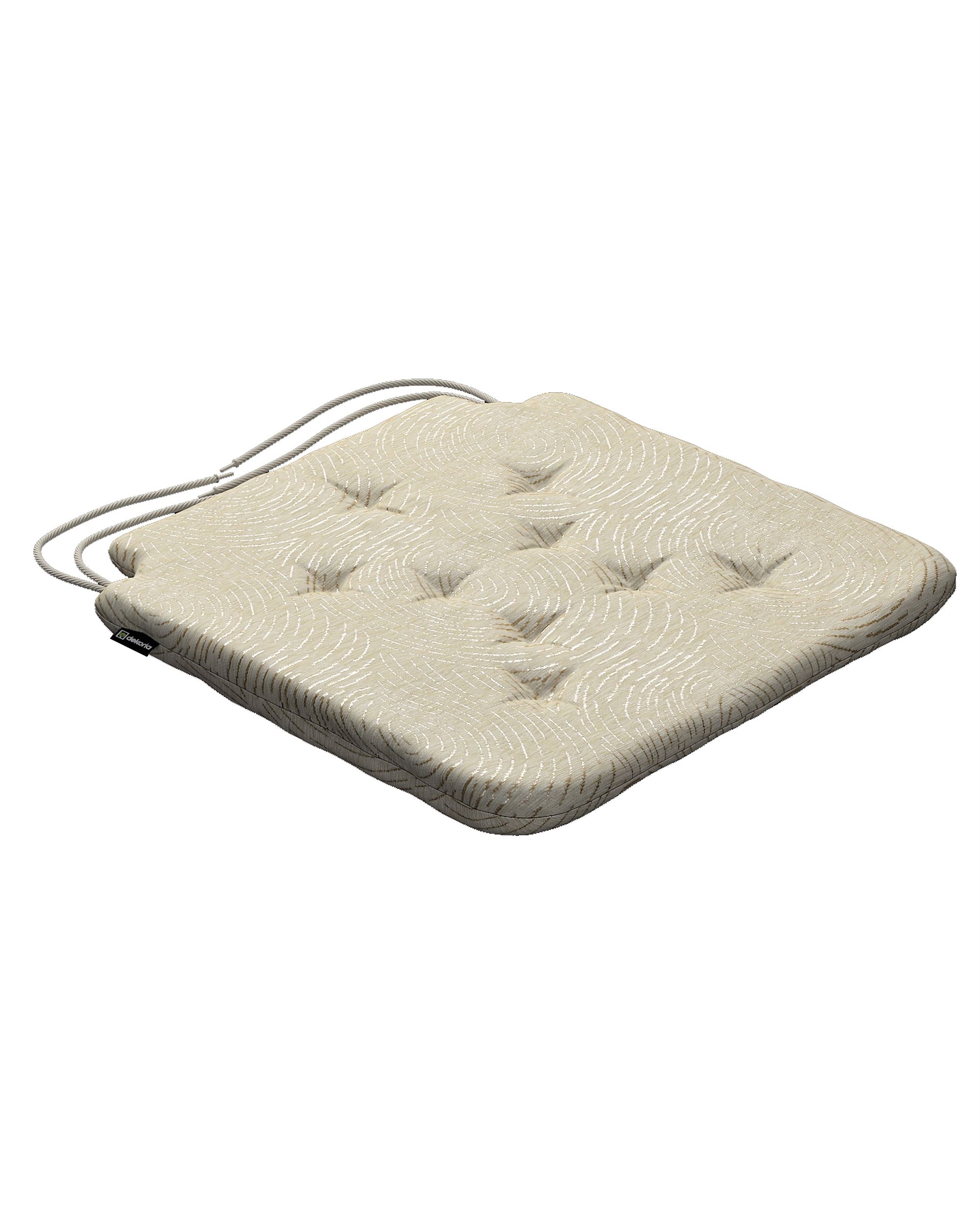 Oleg seat pad product colour beige fabric gloss, structured, patterned (hover)