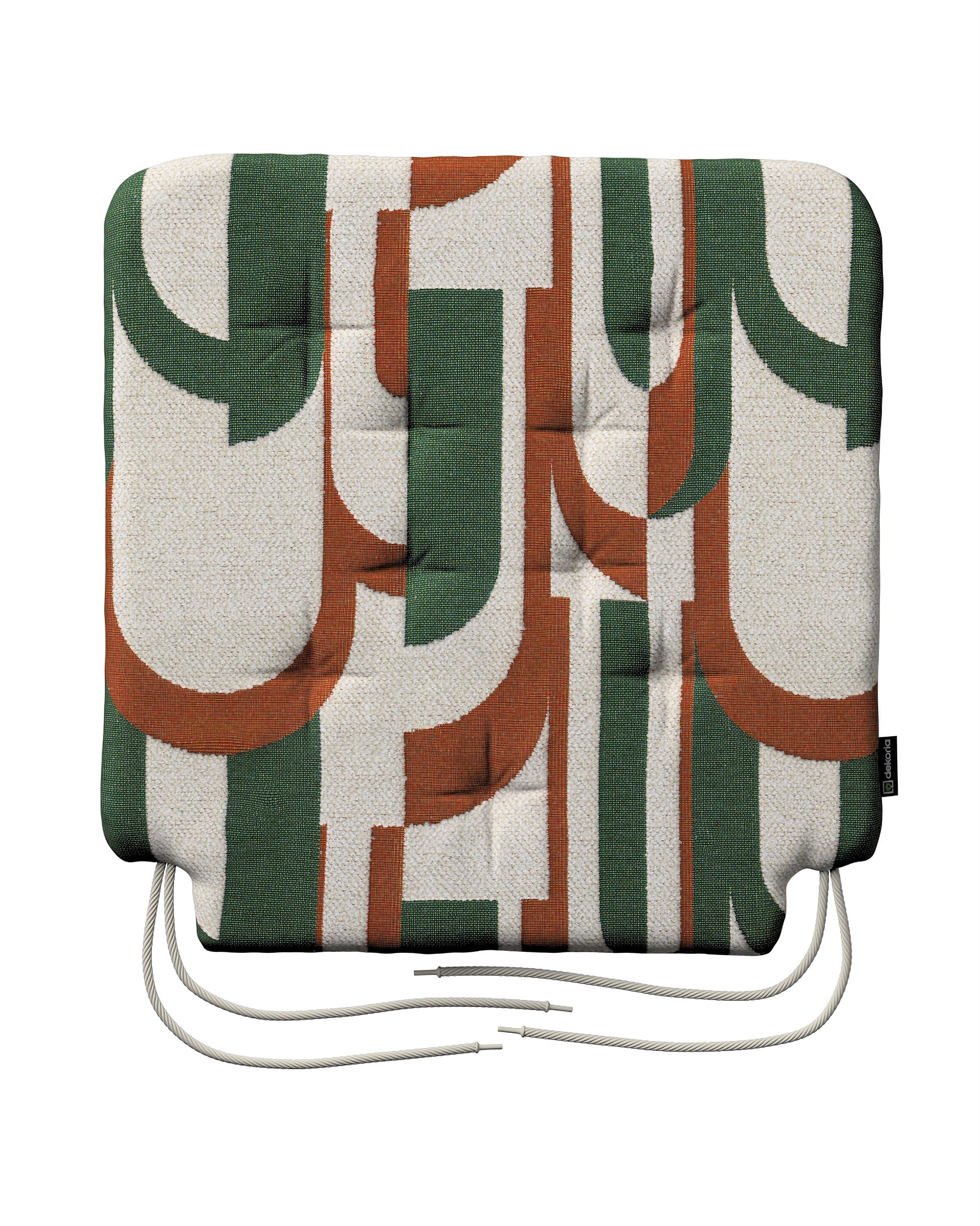 Oleg seat pad product colour green fabric structured, patterned (hover)
