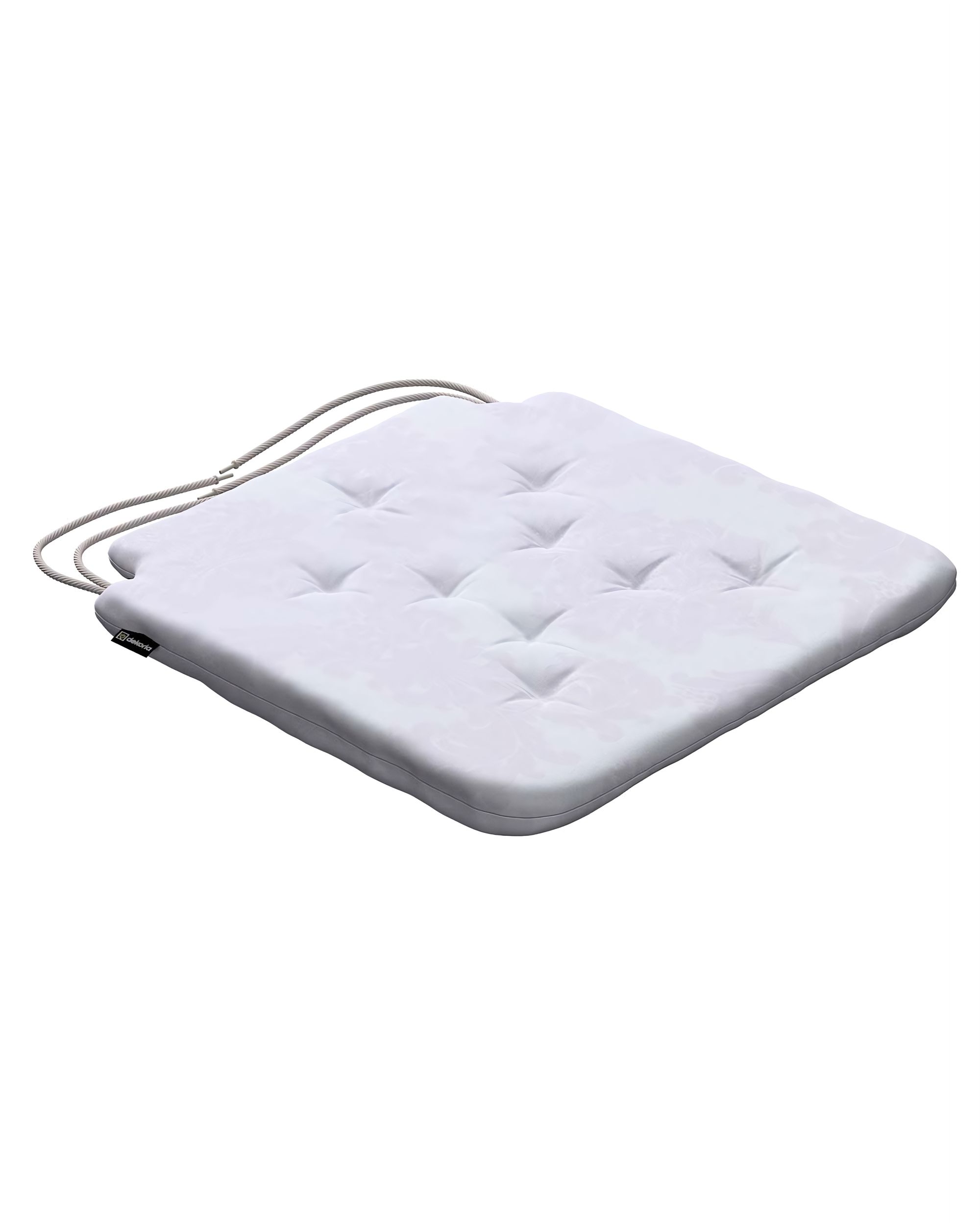 Oleg seat pad product colour white fabric gloss, structured, patterned