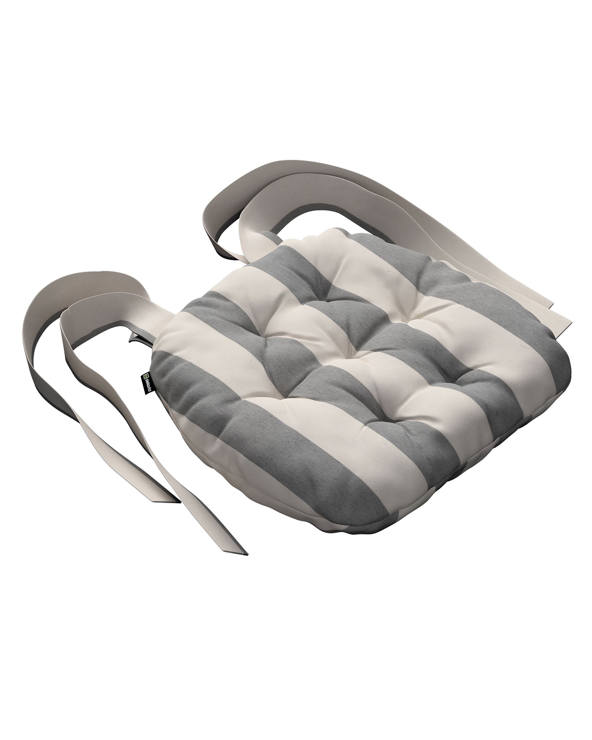 Martin seat pad product colour grey fabric patterned