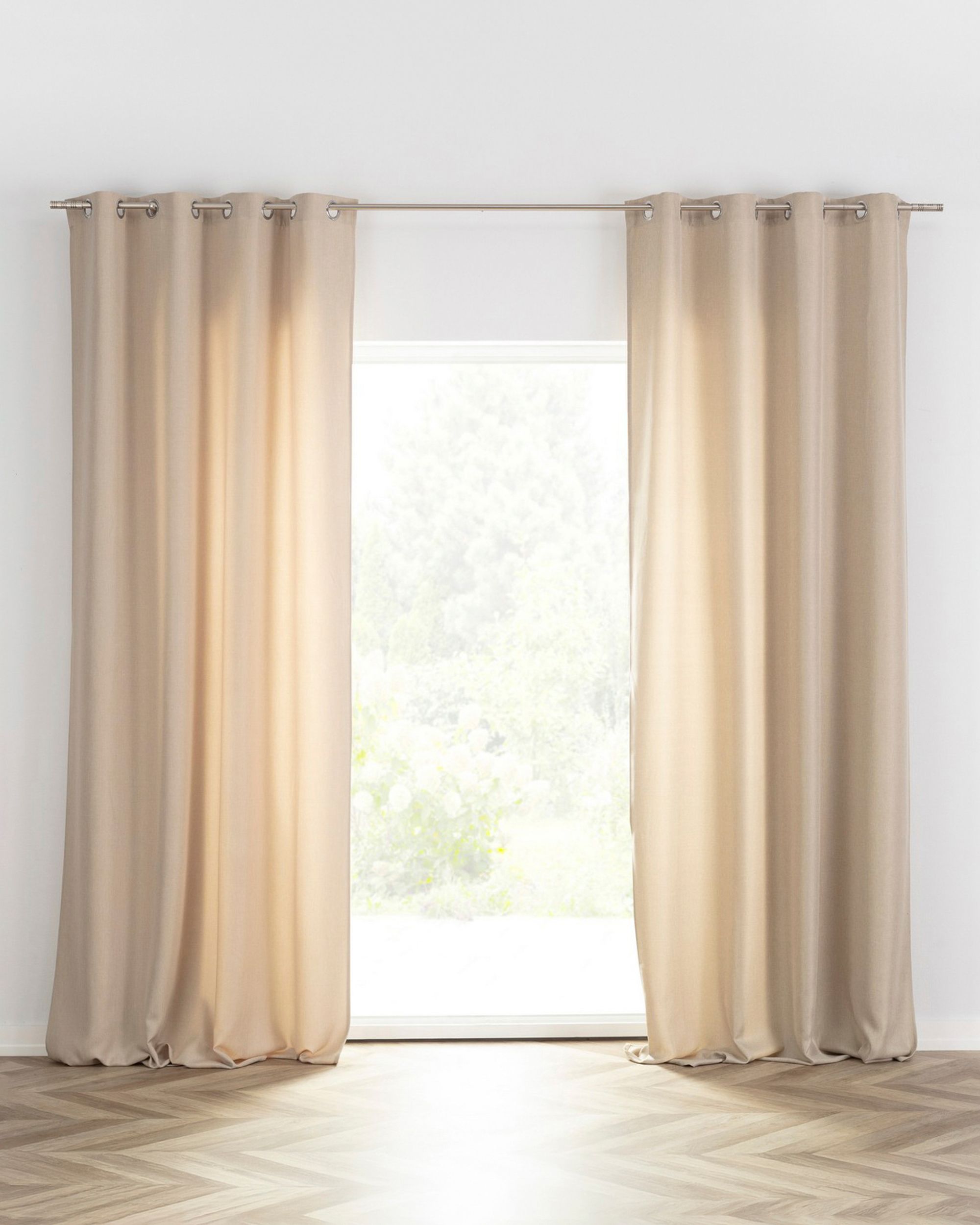 Ready-made curtain BASIC with eyelets 140x280cm beige1 pc.