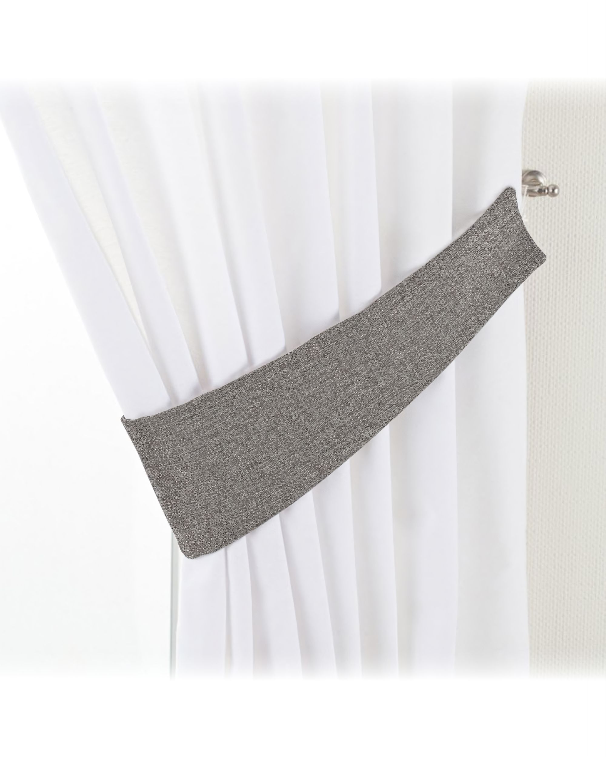 Victoria tieback product colour grey fabric structured