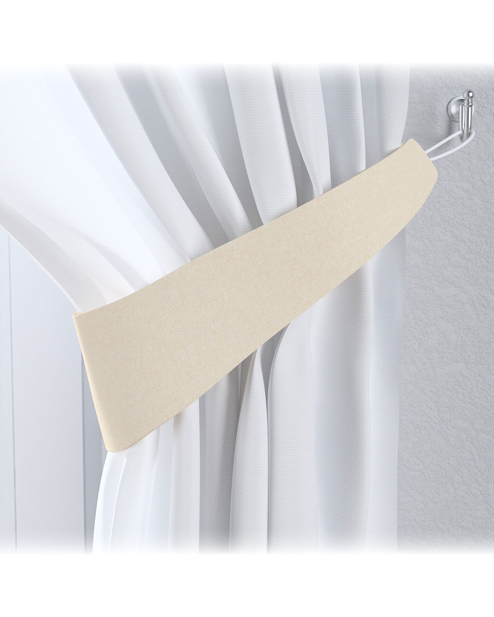 Victoria tieback product colour beige fabric blackout