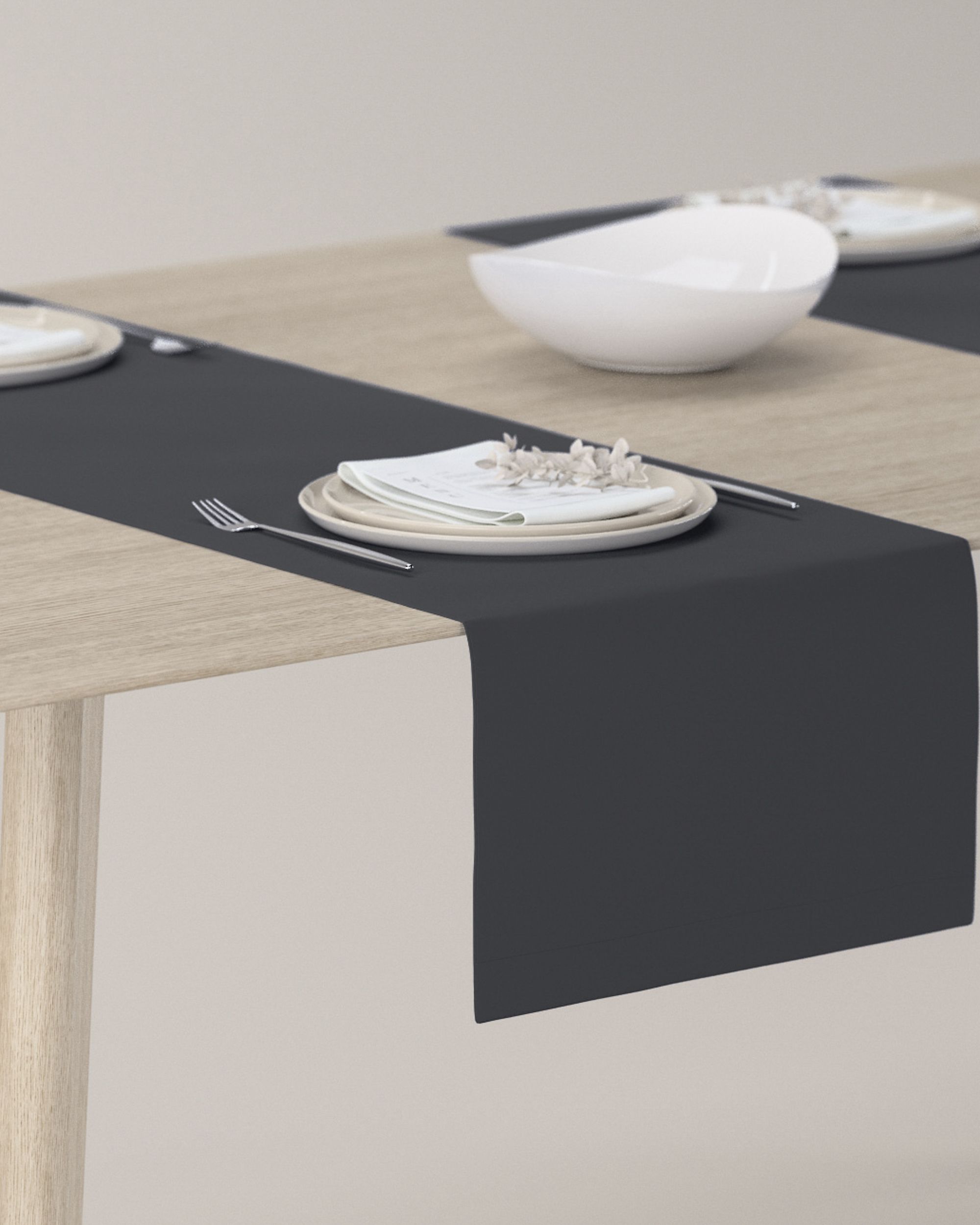 Table runner product colour black