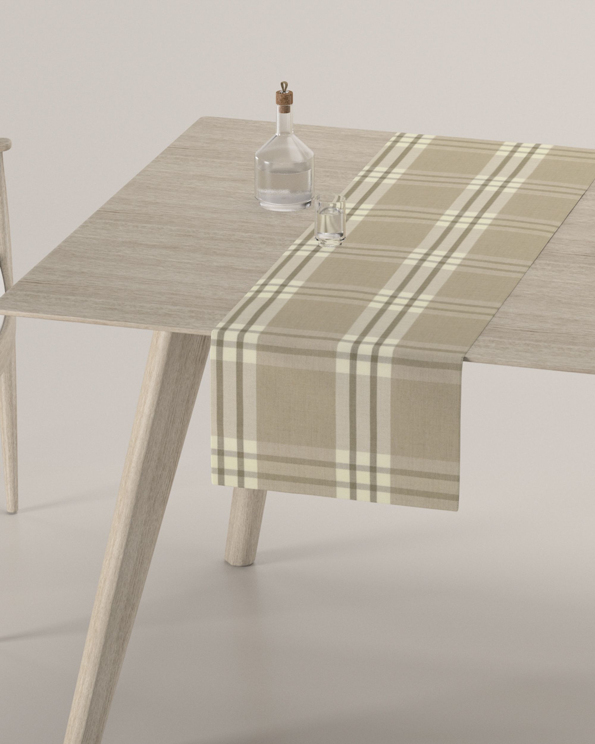 Table runner product colour beige