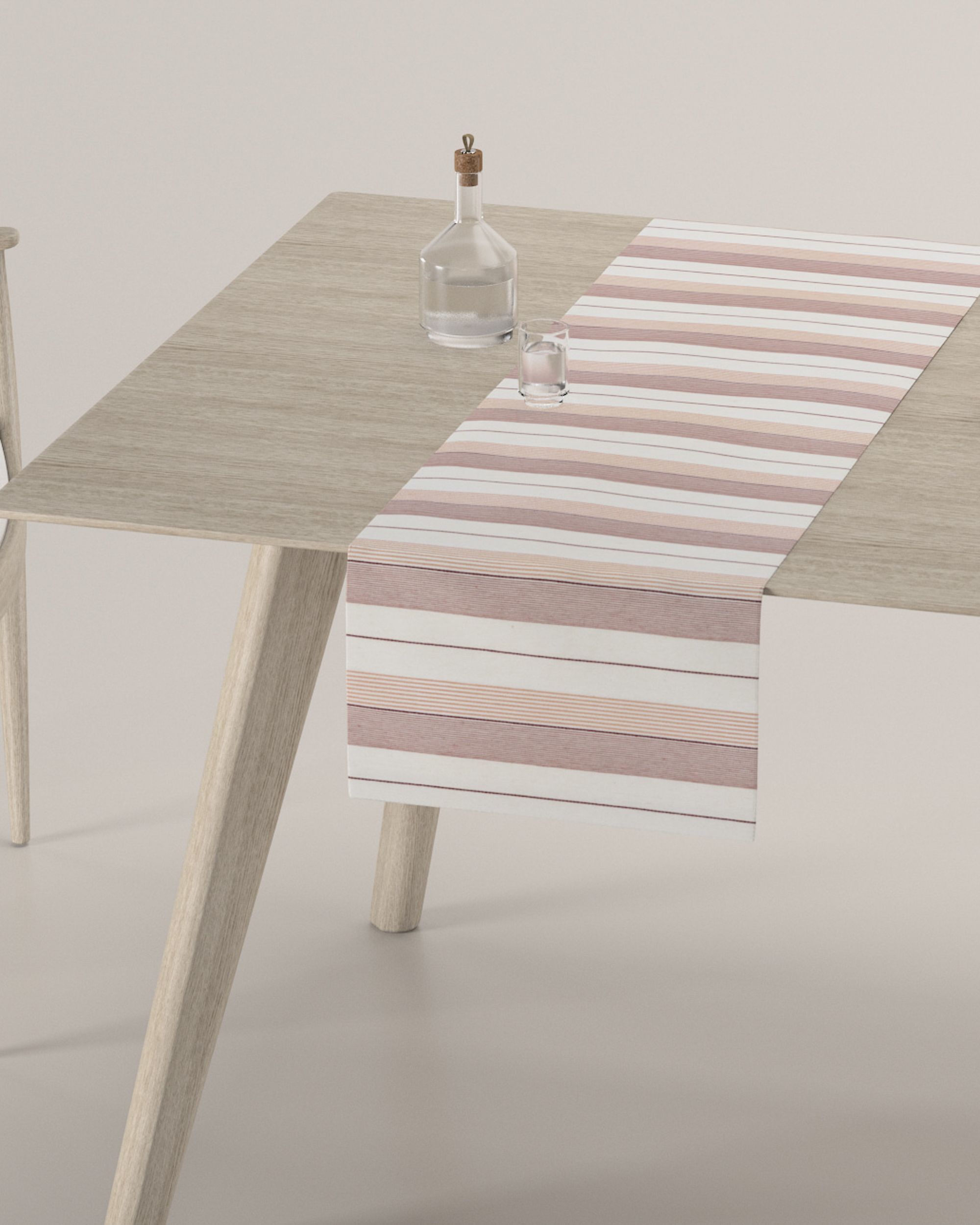 Table runner product colour red fabric structured, patterned