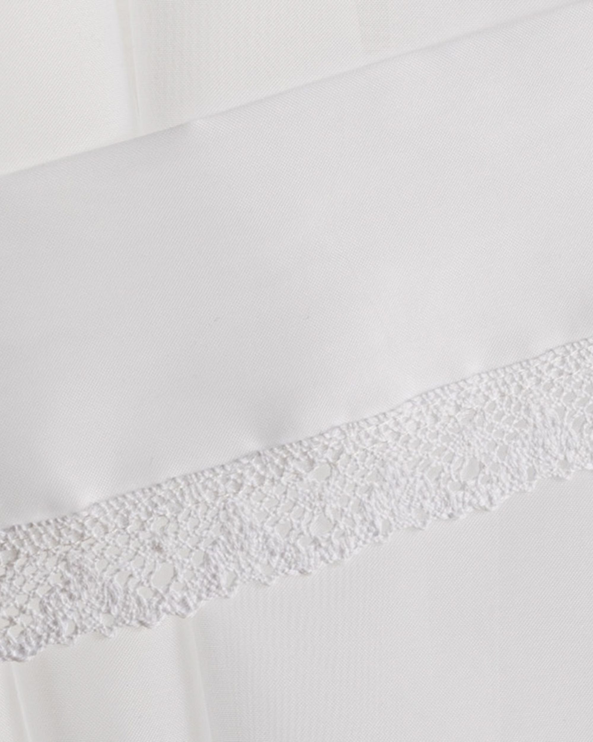Lily ecru voile curtains - Set of 2 product colour white fabric semi-sheer, gloss