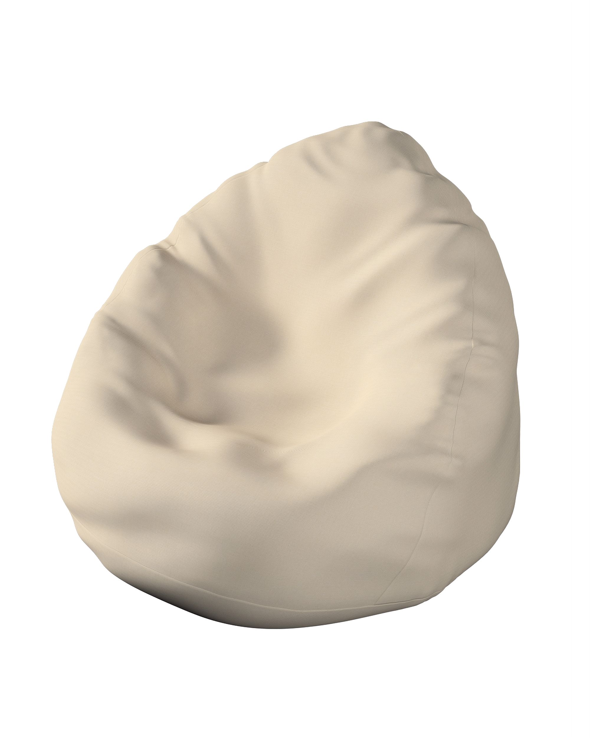 Beanbag product colour beige fabric outdoor, structured
