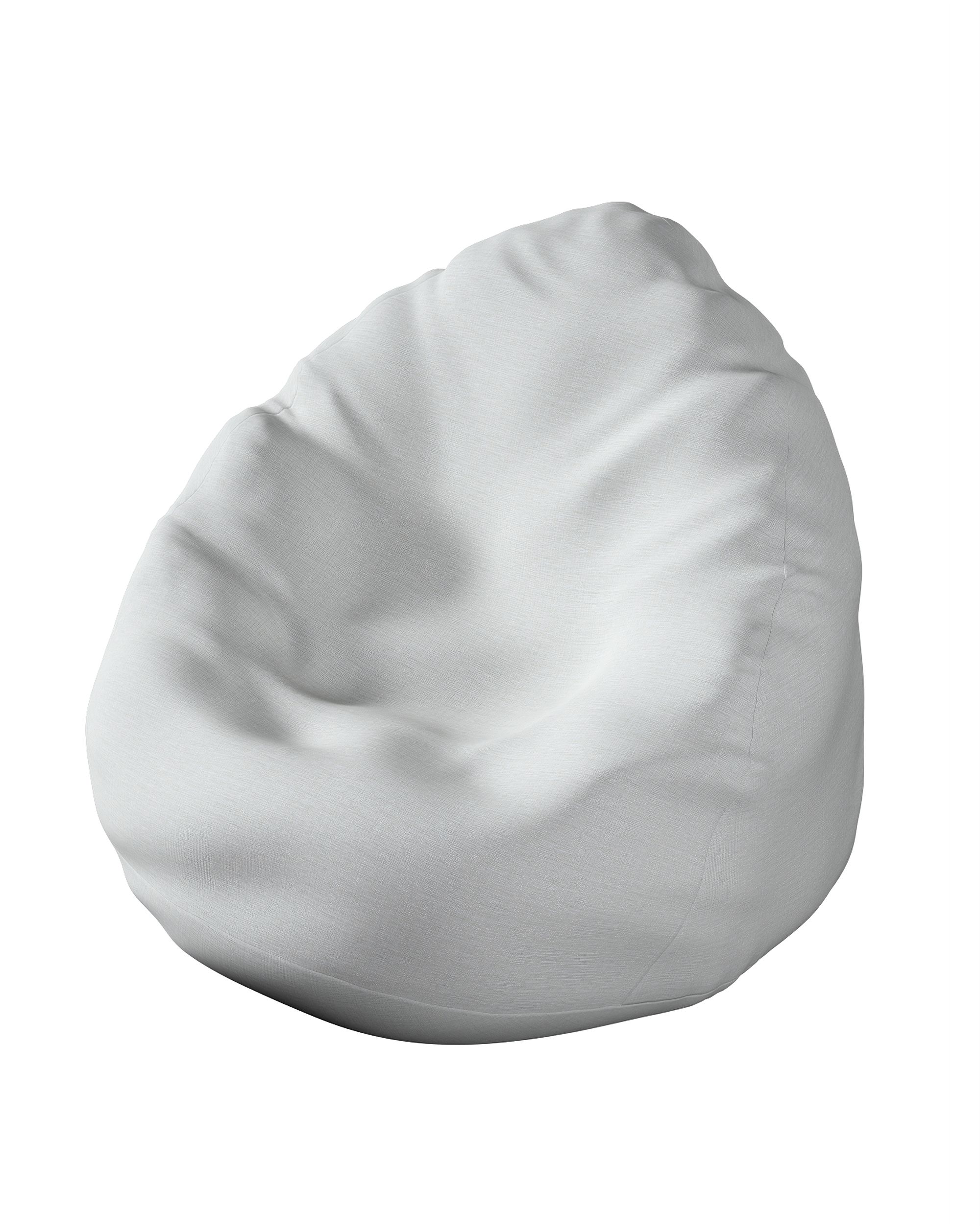 Beanbag product colour grey fabric outdoor, structured