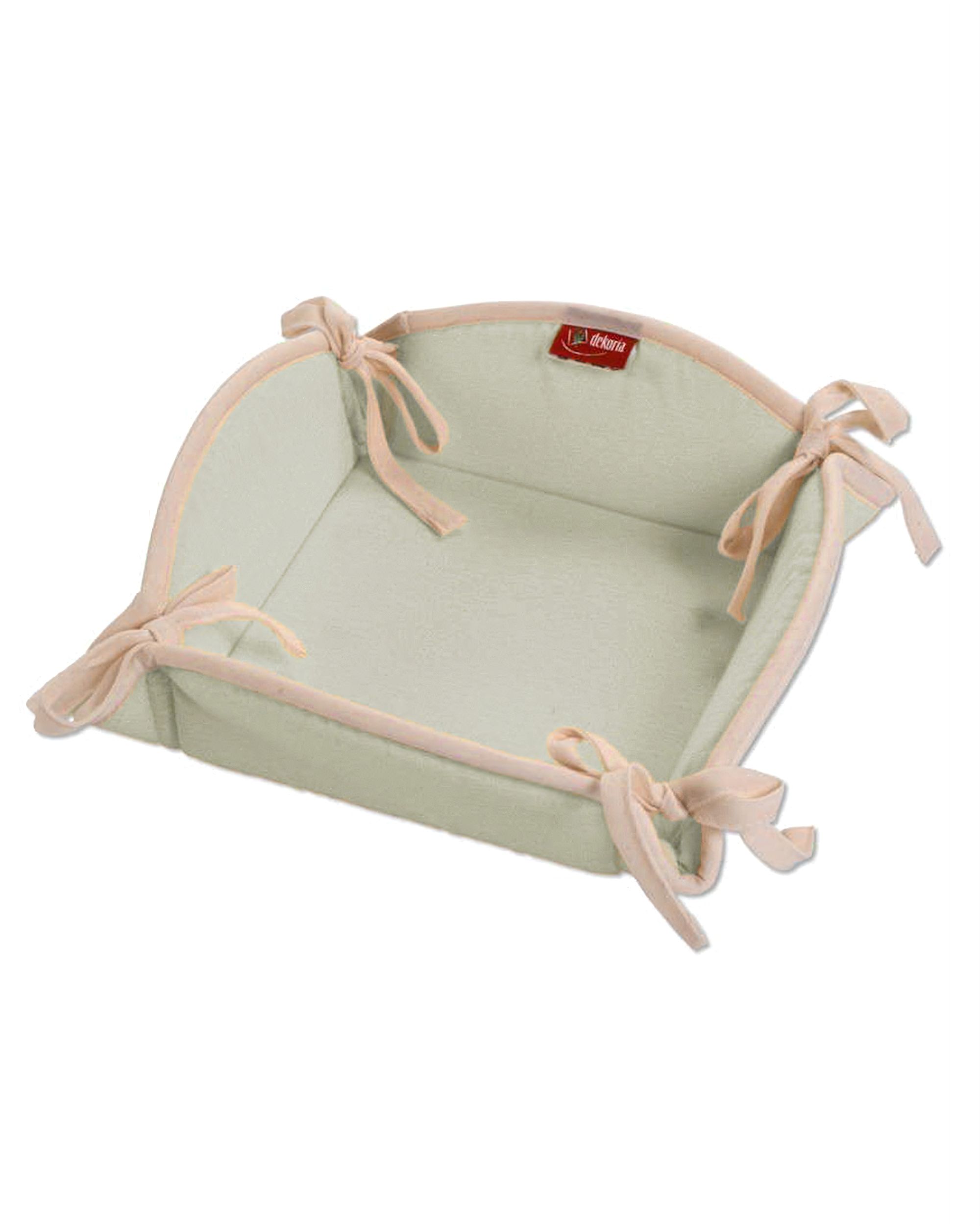 Textile basket product colour green